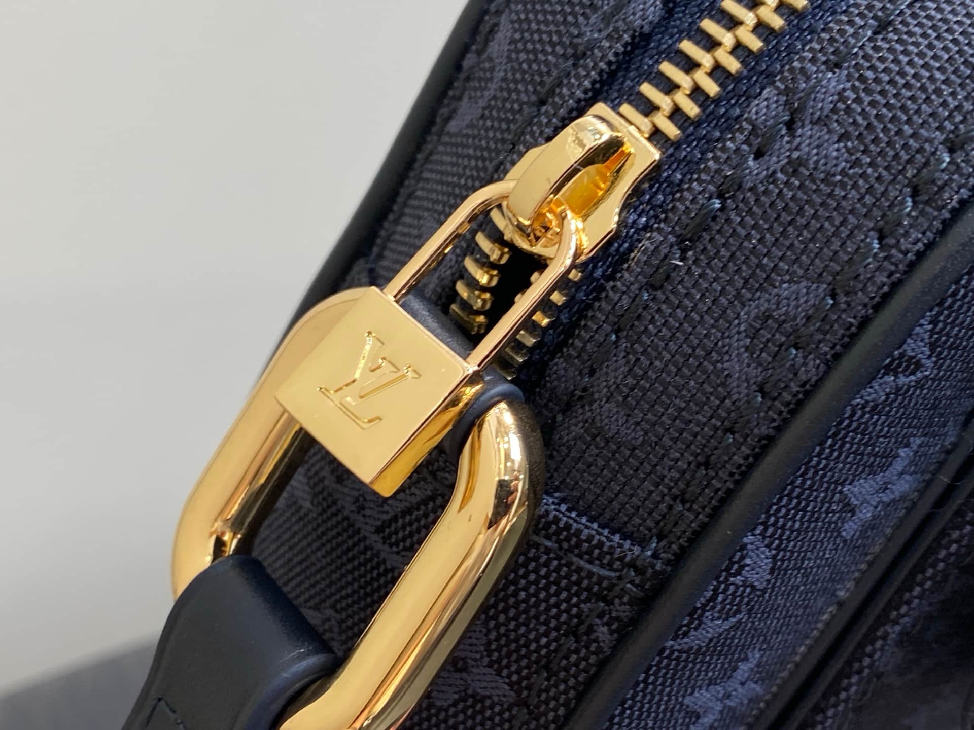 Louis Vuitton Navy Monogram Mini Lin Juliette Crossbody Bag M92216 High
