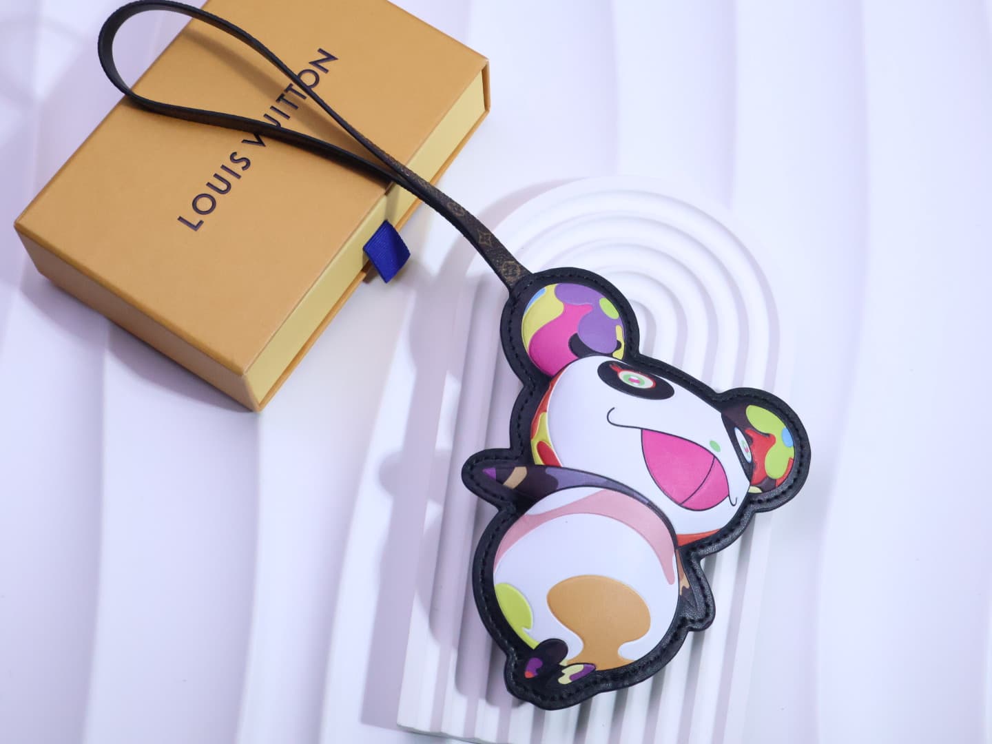 LV x Murakami Superflat Panda Bag Charm M02440
