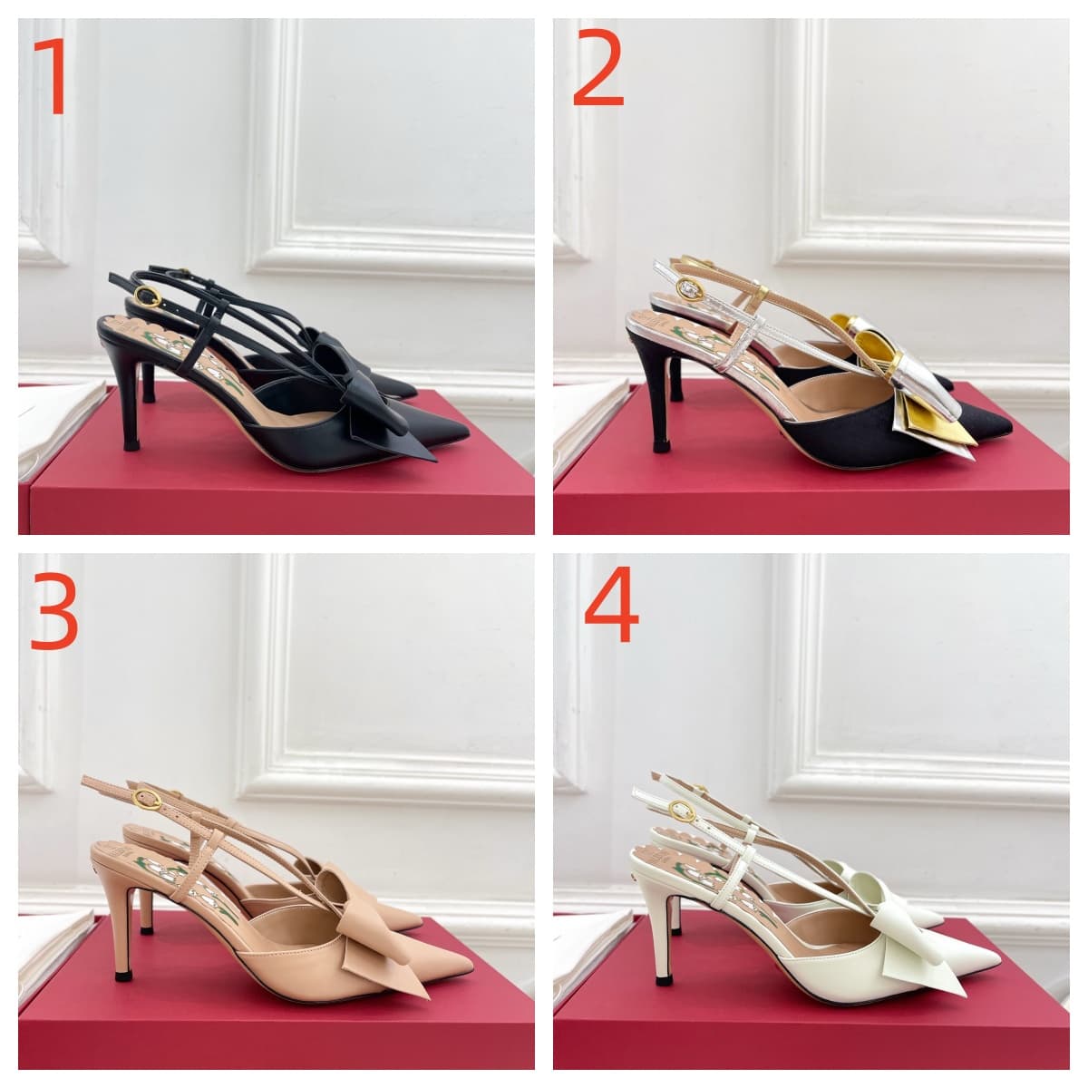 Valentino Bowow Slingback Pumps shoes Women