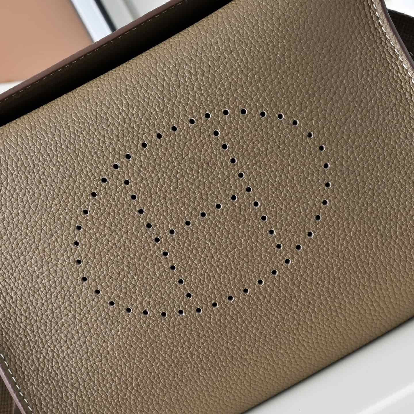Hermès Videpoches Bag Togo Leather In Tourterelle WAX High