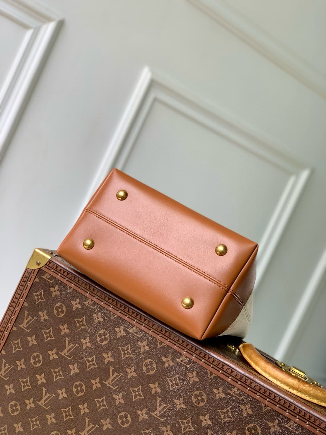 Louis Vuitton Low Key Hobo PM Cotton and cowhide leather M25468 Ecru/Cognac High