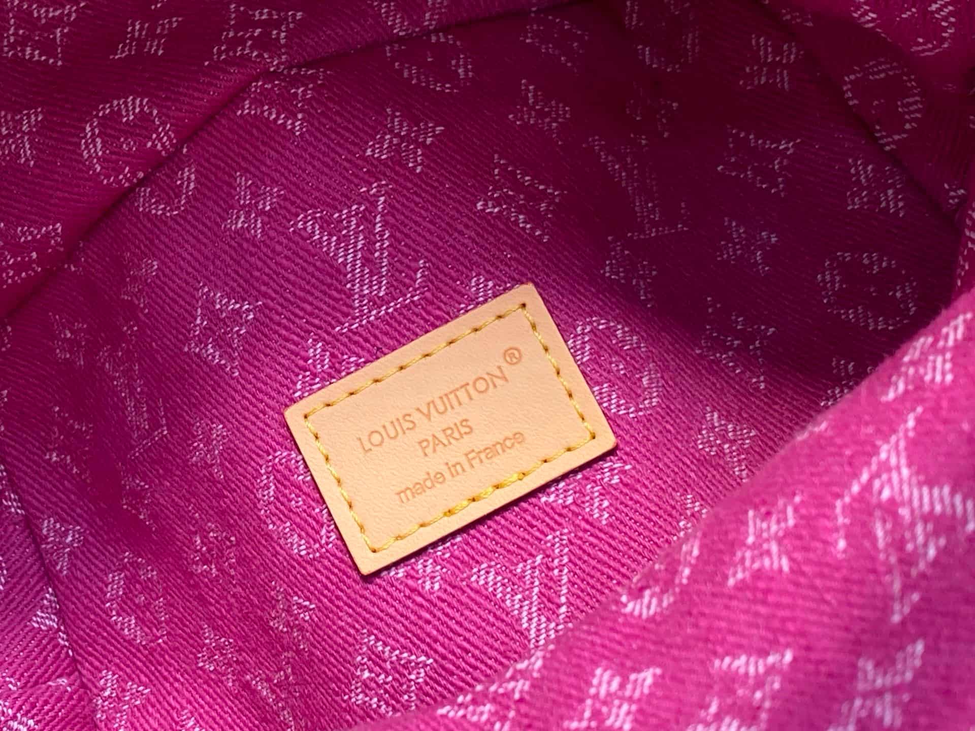Louis Vuitton All In BB Monogram Fuchsia Denim M27626 High