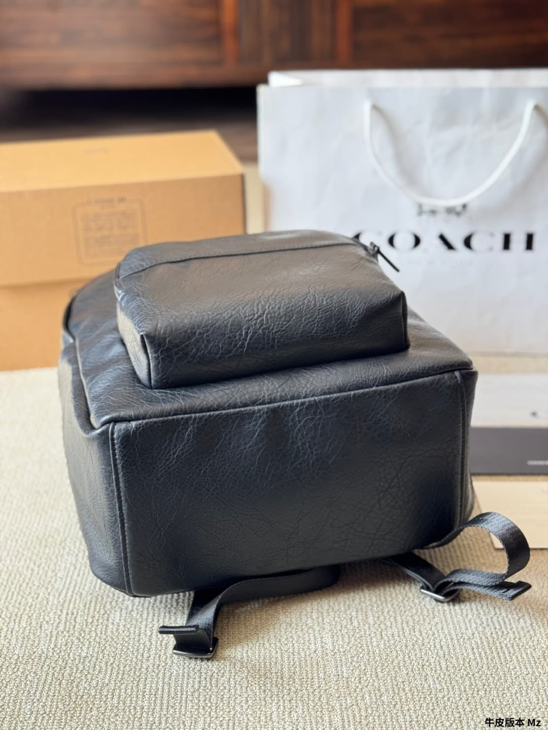 Coach Houston Backpack In Smooth calf leather