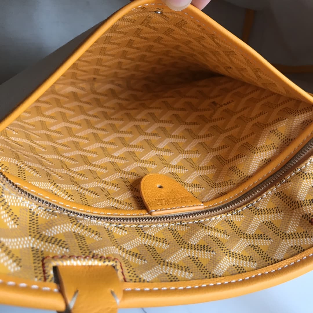 ARTOIS PM BAG Goyardine Canvas & Chevroches Calfskin Yellow High