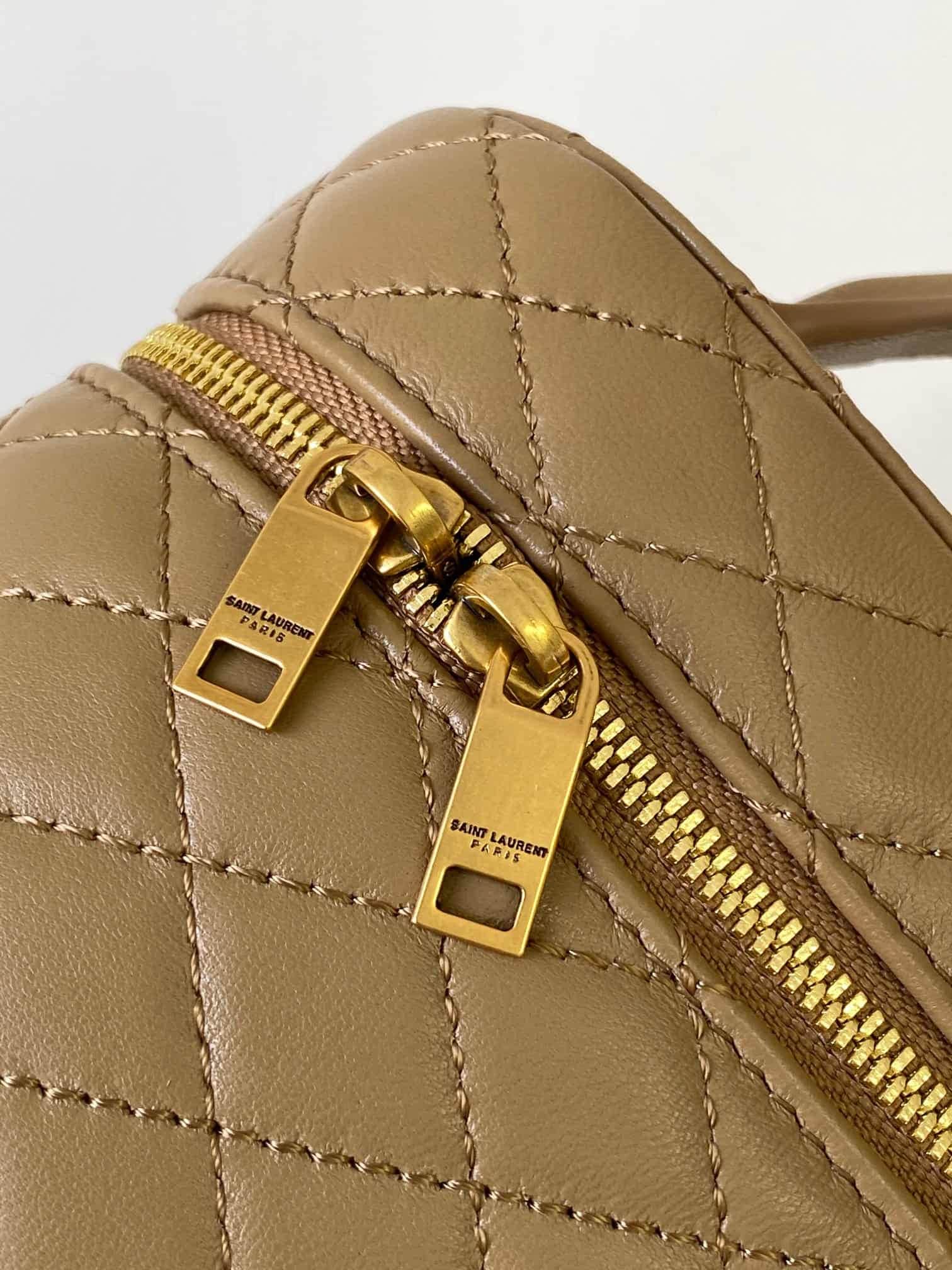 GABY VANITY BAG LAMBSKIN Beige High