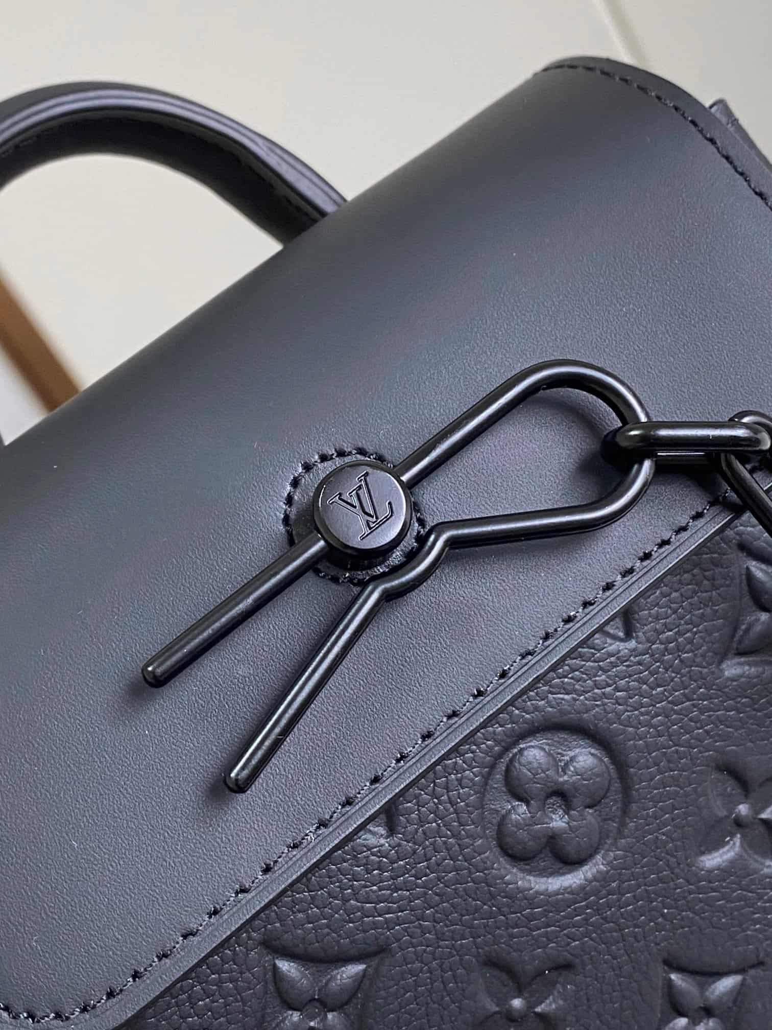 Louis Vuitton Nano Steamer Taurillon Monogram embossed cowhide leather M82772 High