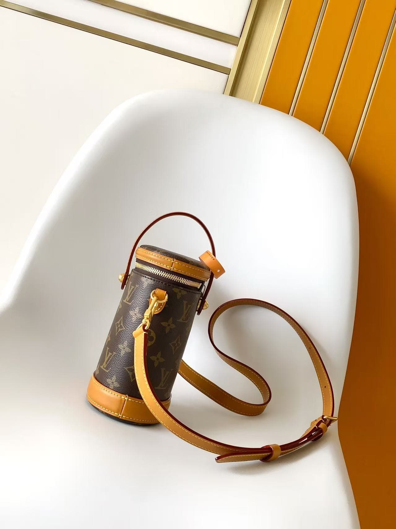 Louis Vuitton Watering Can Bag Monogram coated canvas and cowhide leather M27563 High