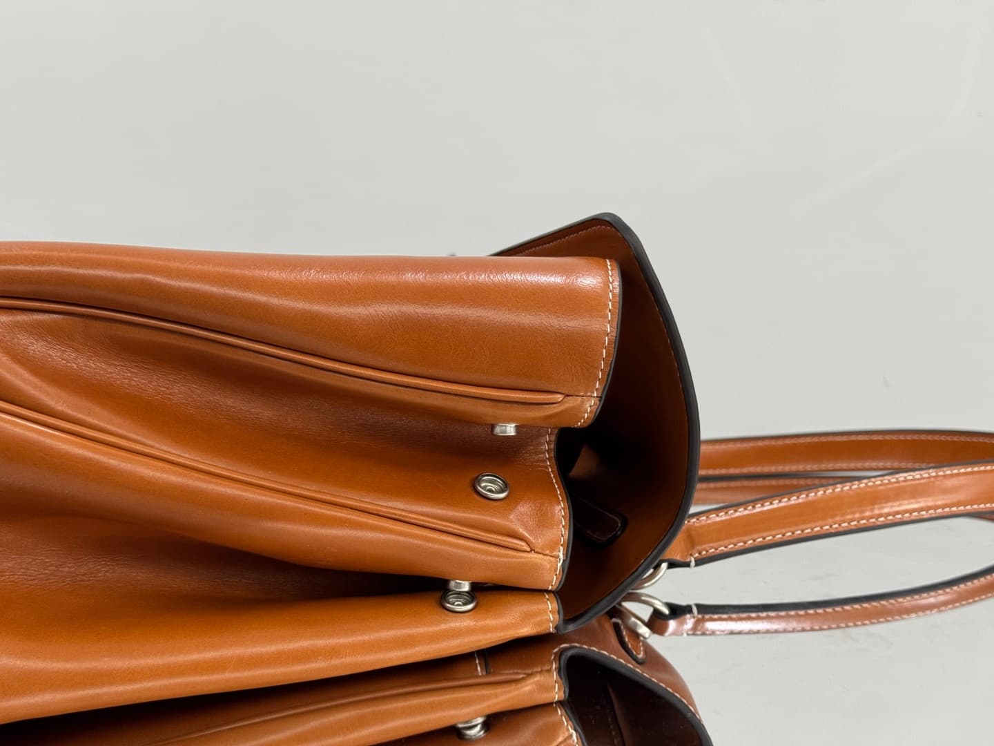 Balenciaga Rodeo Large Bag in Tan Leather With Silver-Tone Metal TOP