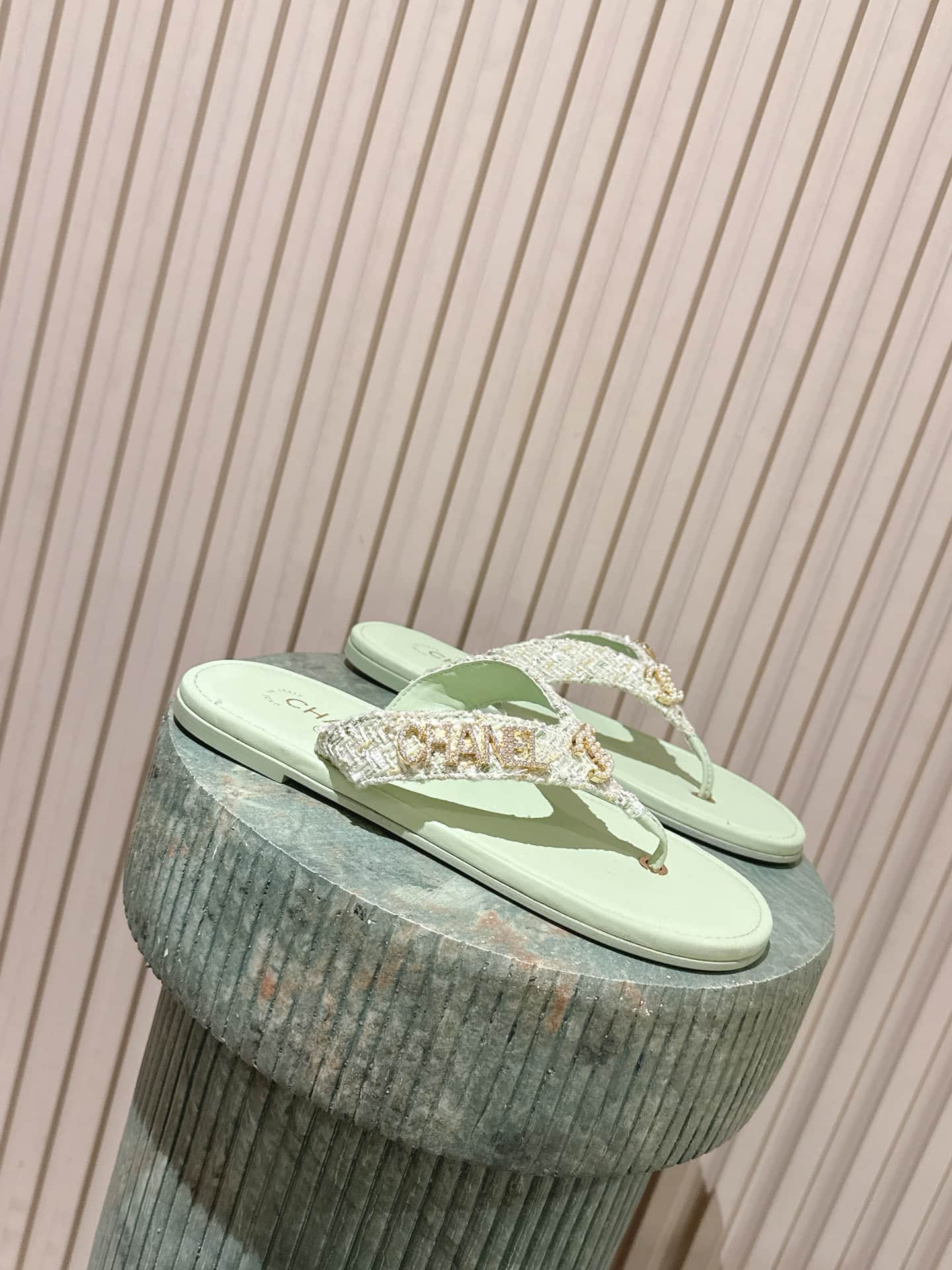 Chanel Thong Sandal Shoes Women