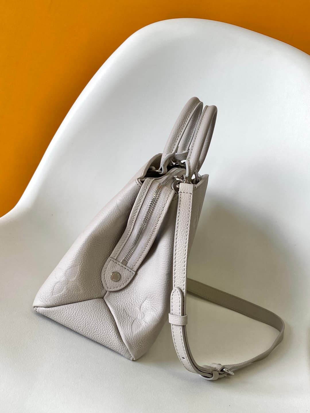 Louis Vuitton Petit Palais Brume Gray Cowhide leather M13803 High