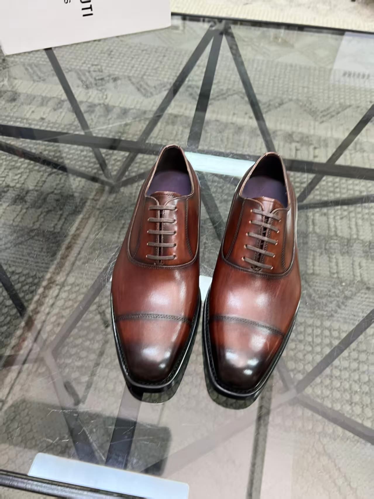 Berluti Men's Loafers in brown leather