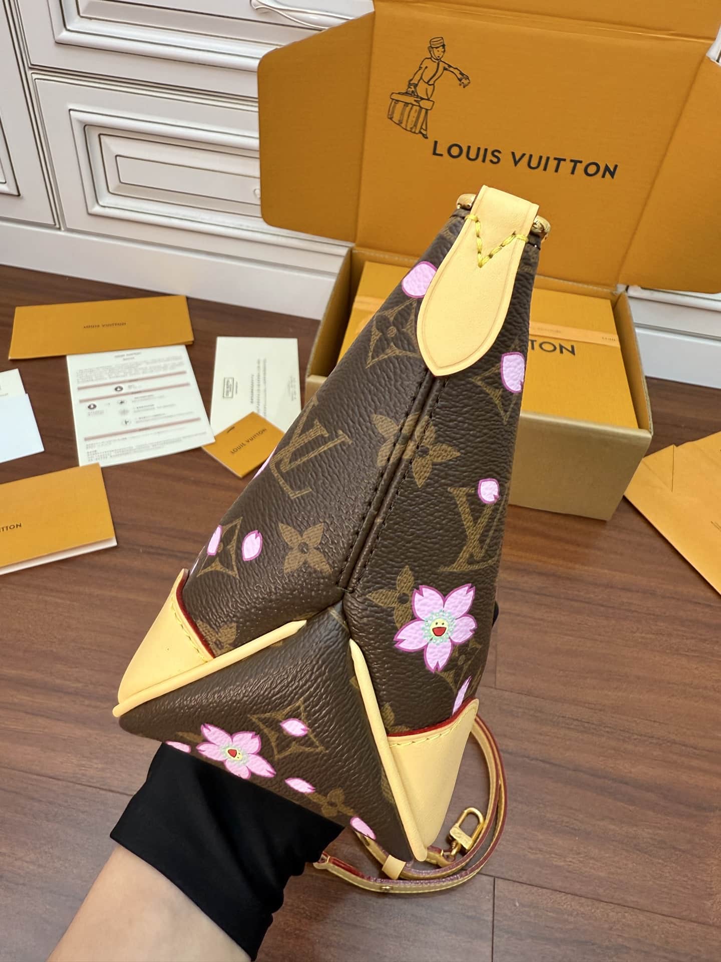 Louis Vuitton x Murakami Boulogne PM Cherry Blossom Monogram coated canvas M13265 Top