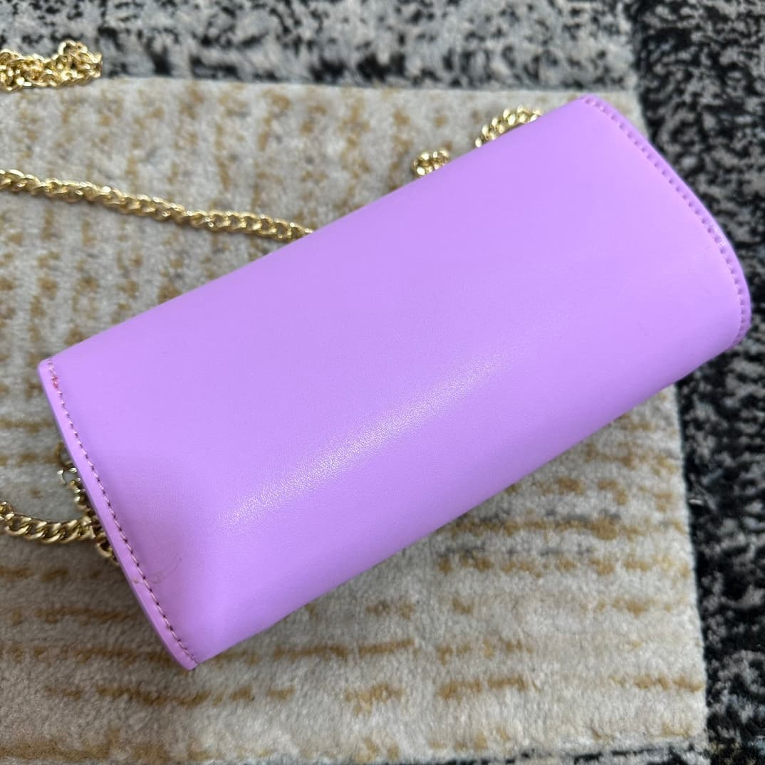 Christian Louboutin Loubi54 leather shoulder bag in purple High