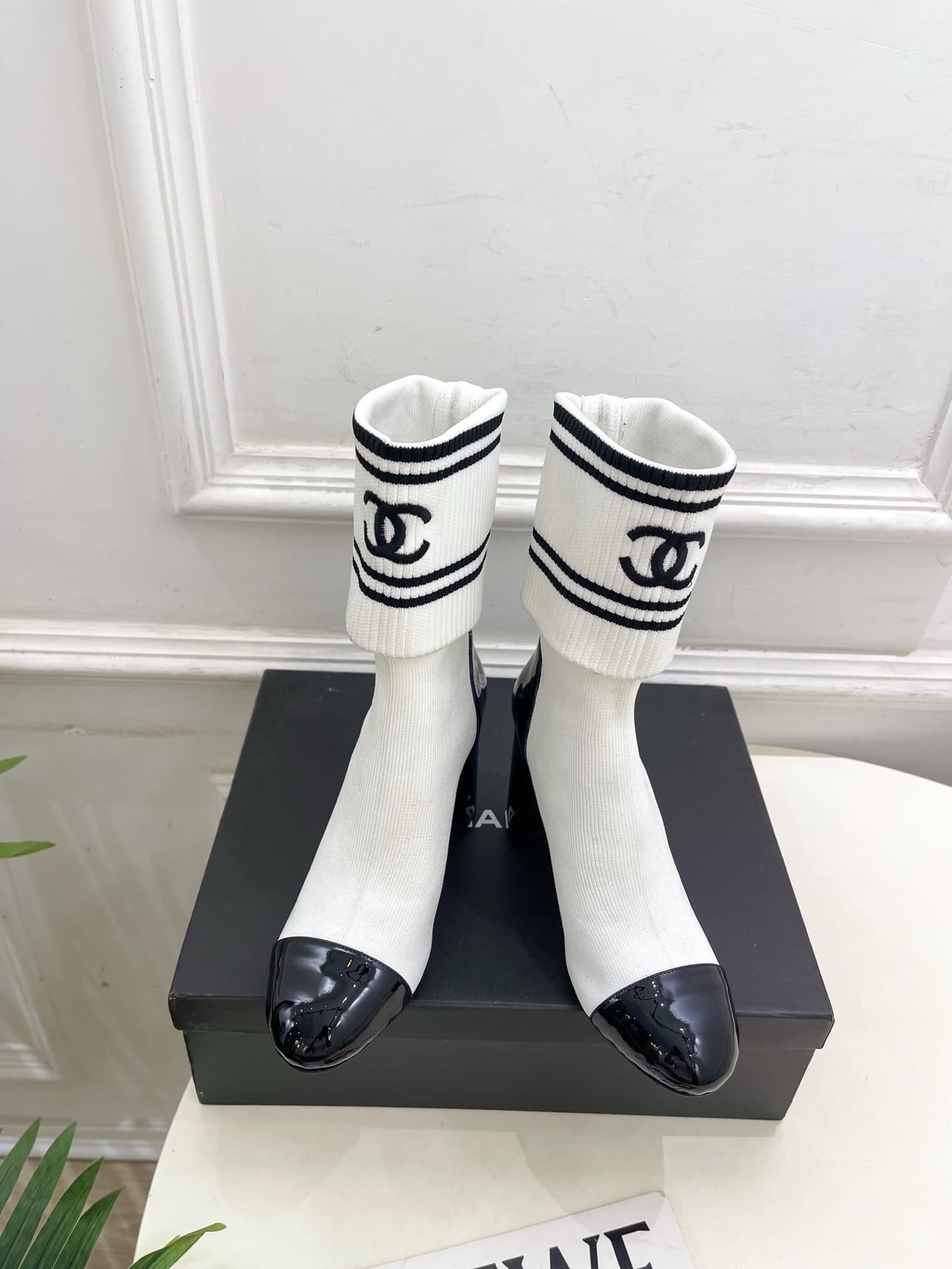 Chanel CC  Ankle Boots Shoes Women