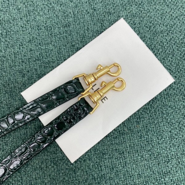 Celine Nano Belt Bag In Amazone Crocodile Embossed Calfskin High