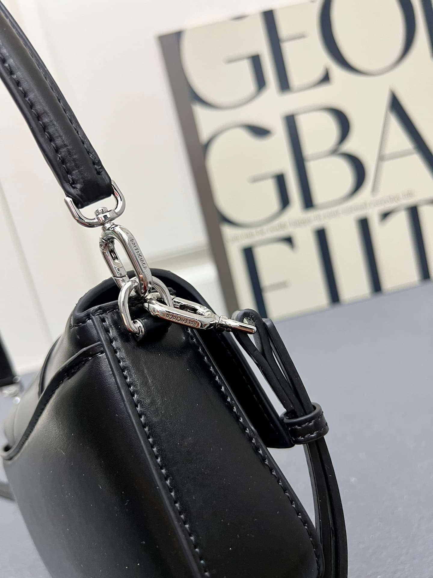 Balenciaga Hourglass sling bag balck High