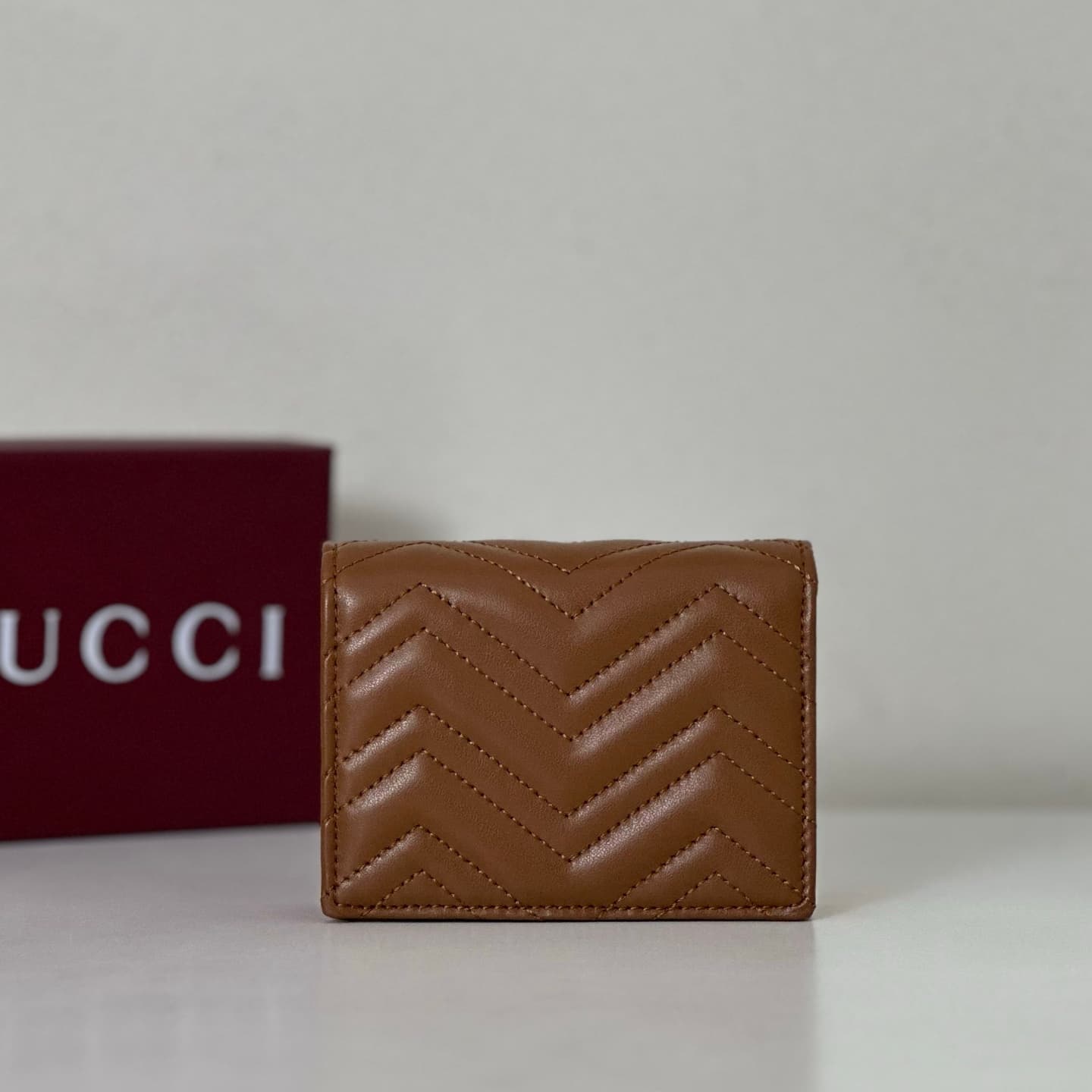 Gucci GG Marmont Small Wallet Brown 466492 High