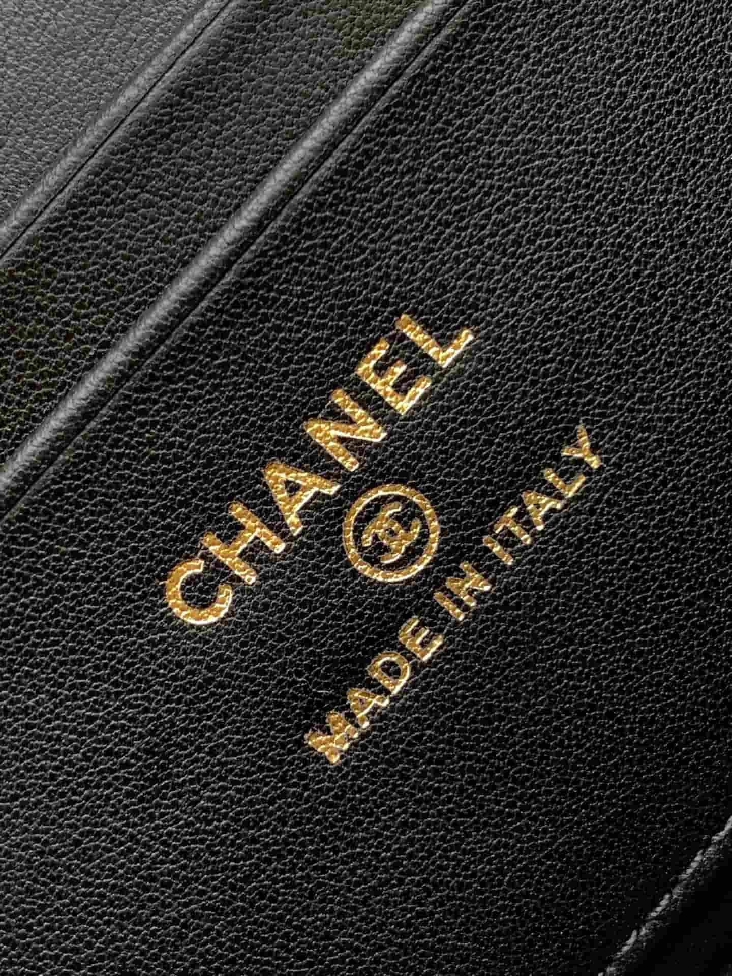 Chanel VANITY WITH CHAIN AP4407 Denim & Gold-Tone Metal High