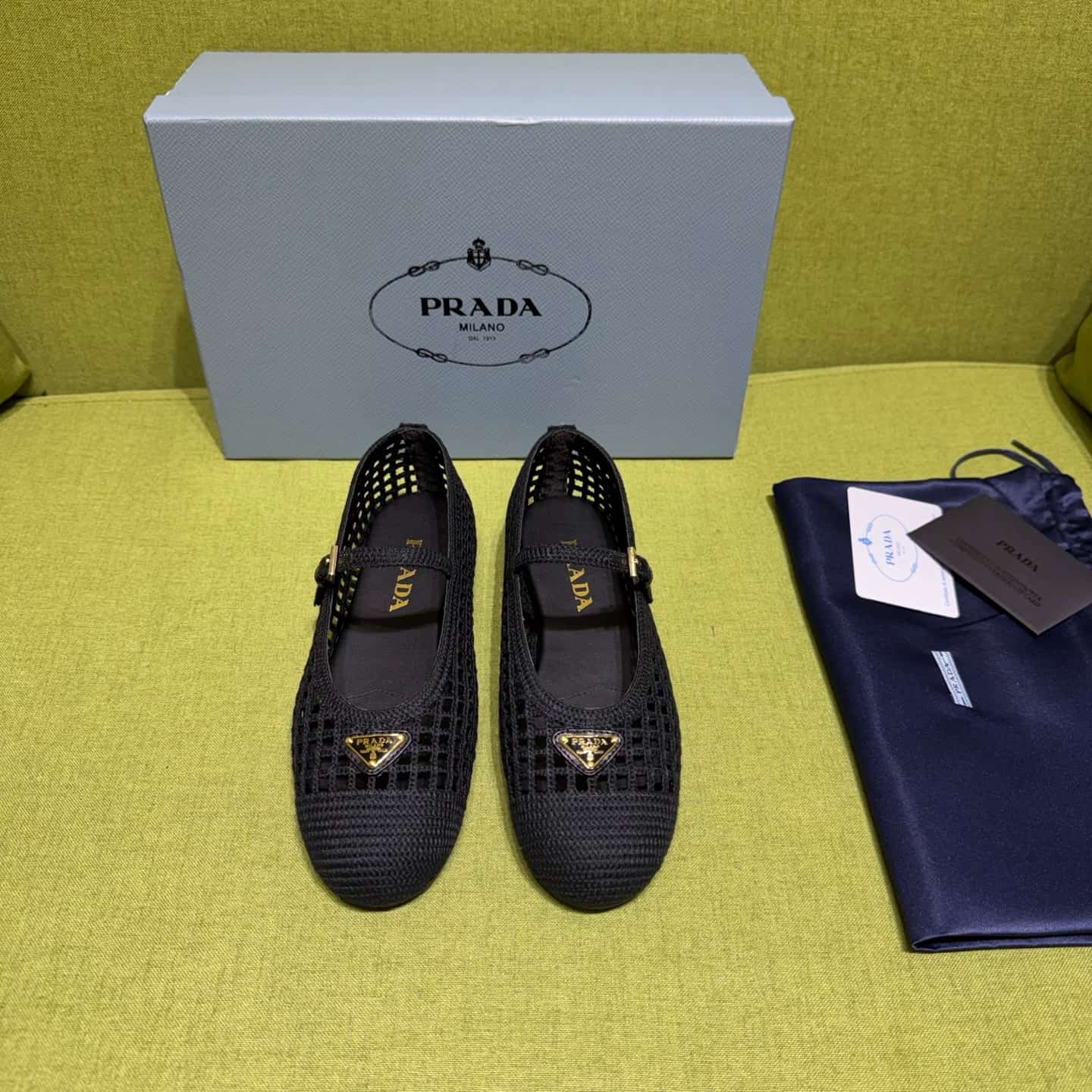 Prada Crochet Ballerinas Shoes Women