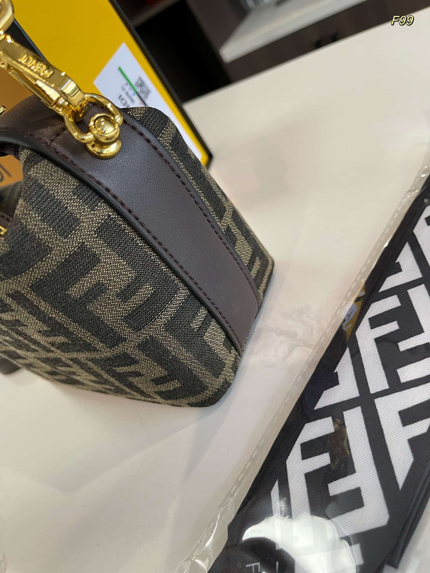 Fendi Zucca Mini Shoulder Bag