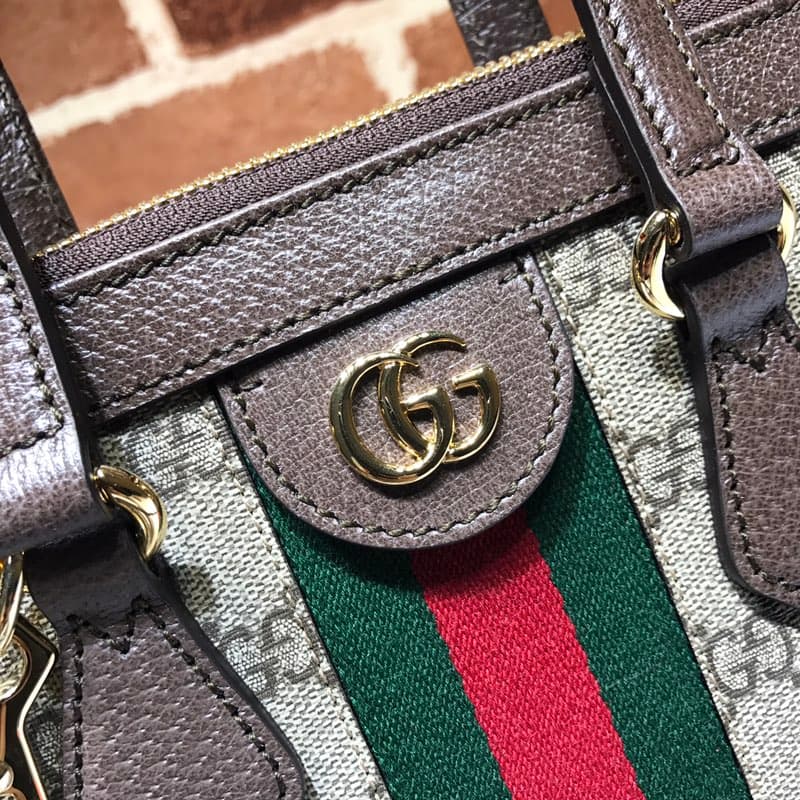 Gucci Ophidia large tote bag Beige/ebony GG Supreme ‎524537  High