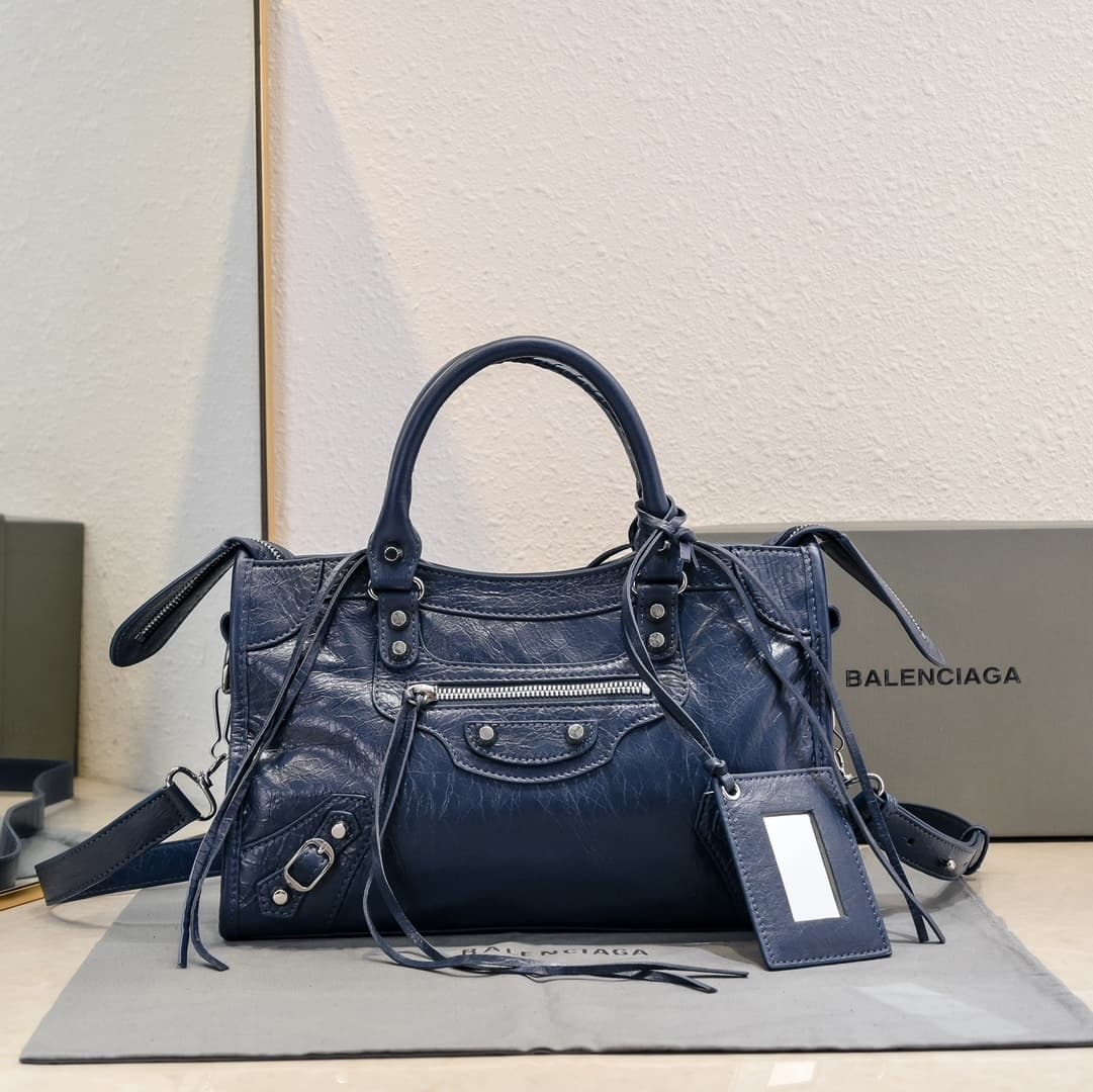 WOMEN'S LE CITY SMALL BAG Lambskin & Silver Metal High