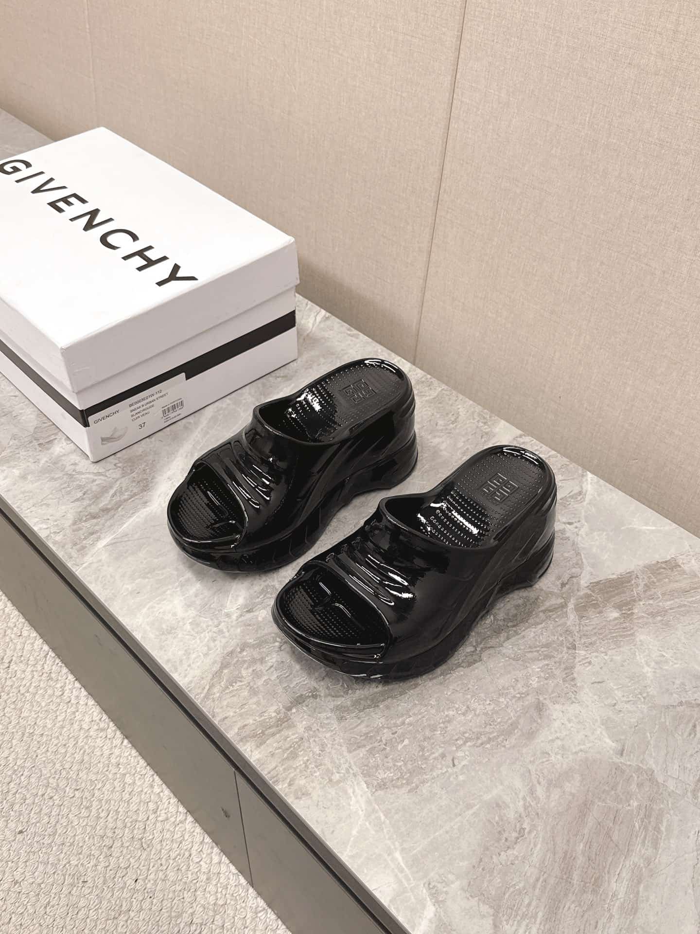 Givenchy Marshmallow Wedge Sandals