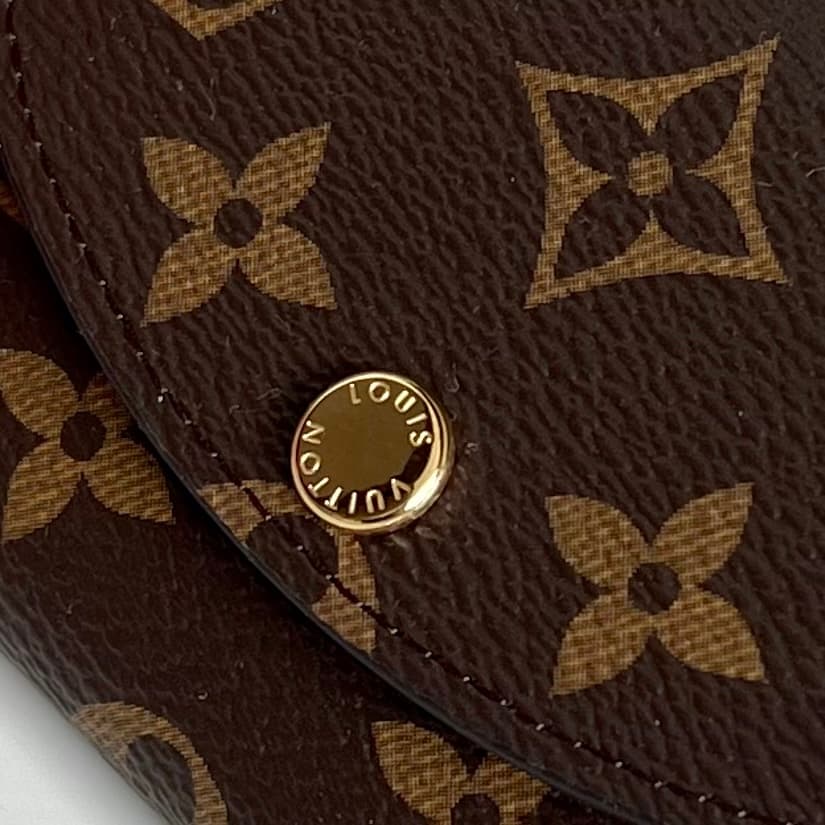 Louis Vuitton Monogram Canvas & Leather Rosalie Coin Purse M62361 Rose Red High