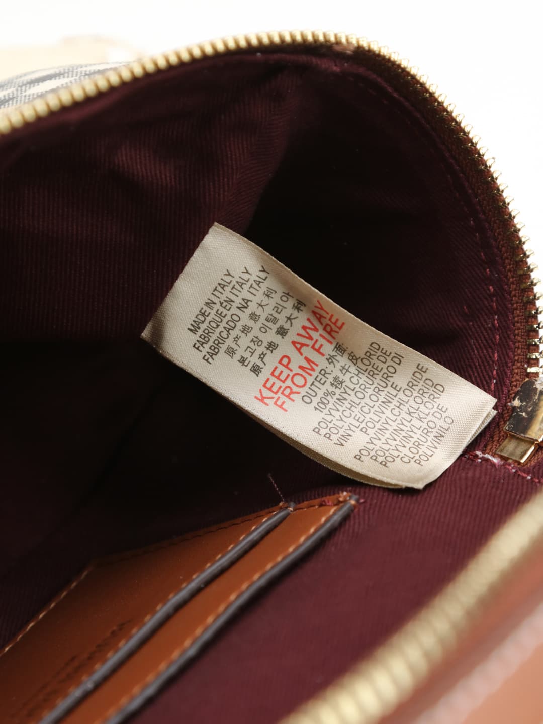 Burberry Check Vanity Bag High