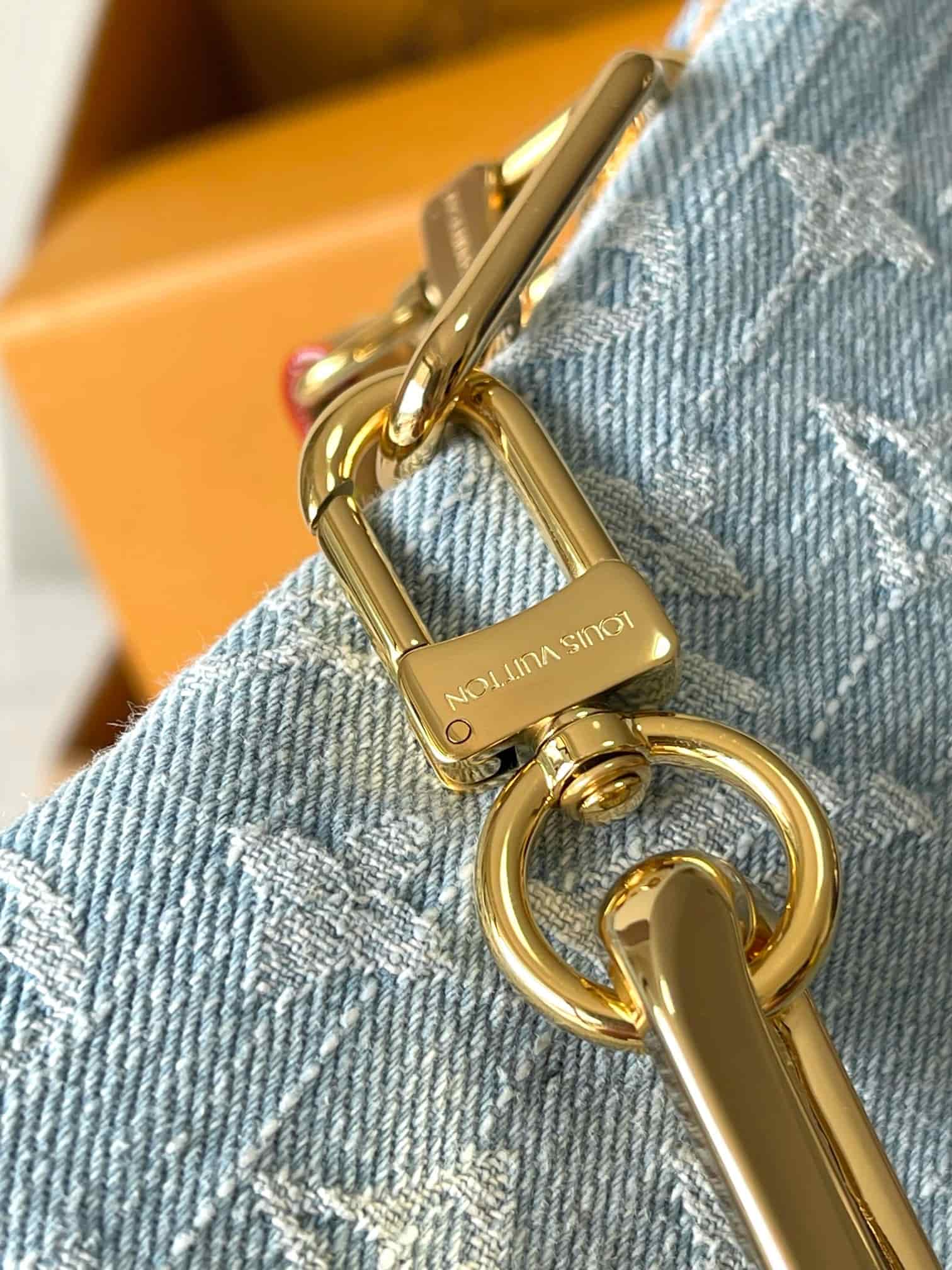 Louis Vuitton COUSSIN BB Monogram Denim Sky Blue Denim M11401 TOP