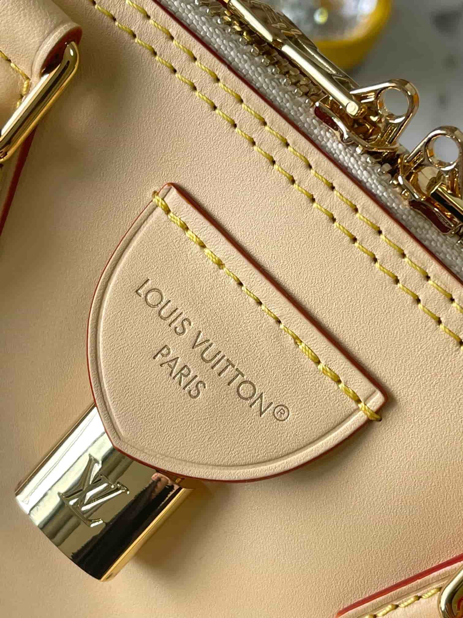Louis Vuitton Alma PM Beige VVN cowhide leather M27388 TOP