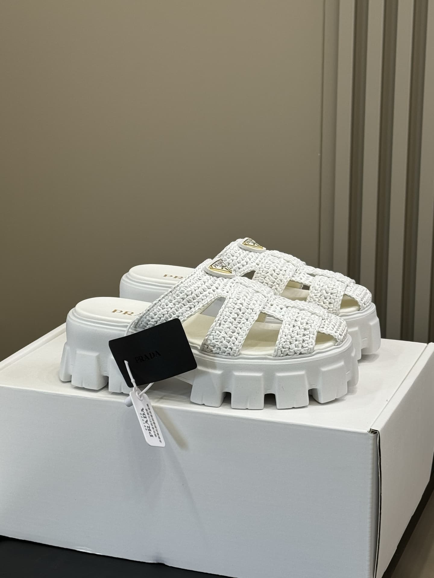 Prada Monolith rubber mules Women