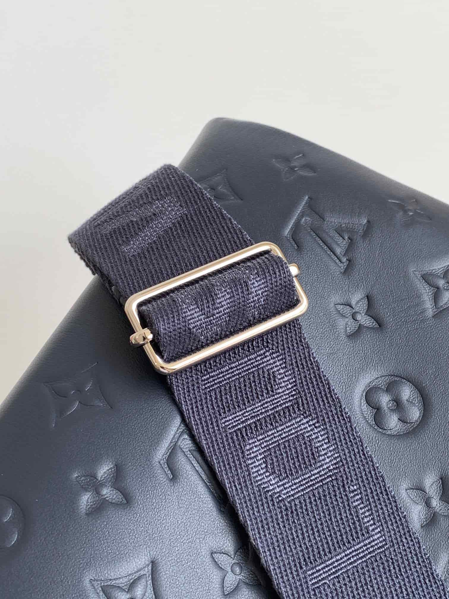 Louis Vuitton Coussin PM Marine Blue Monogram embossed puffy lambskin M21282 High