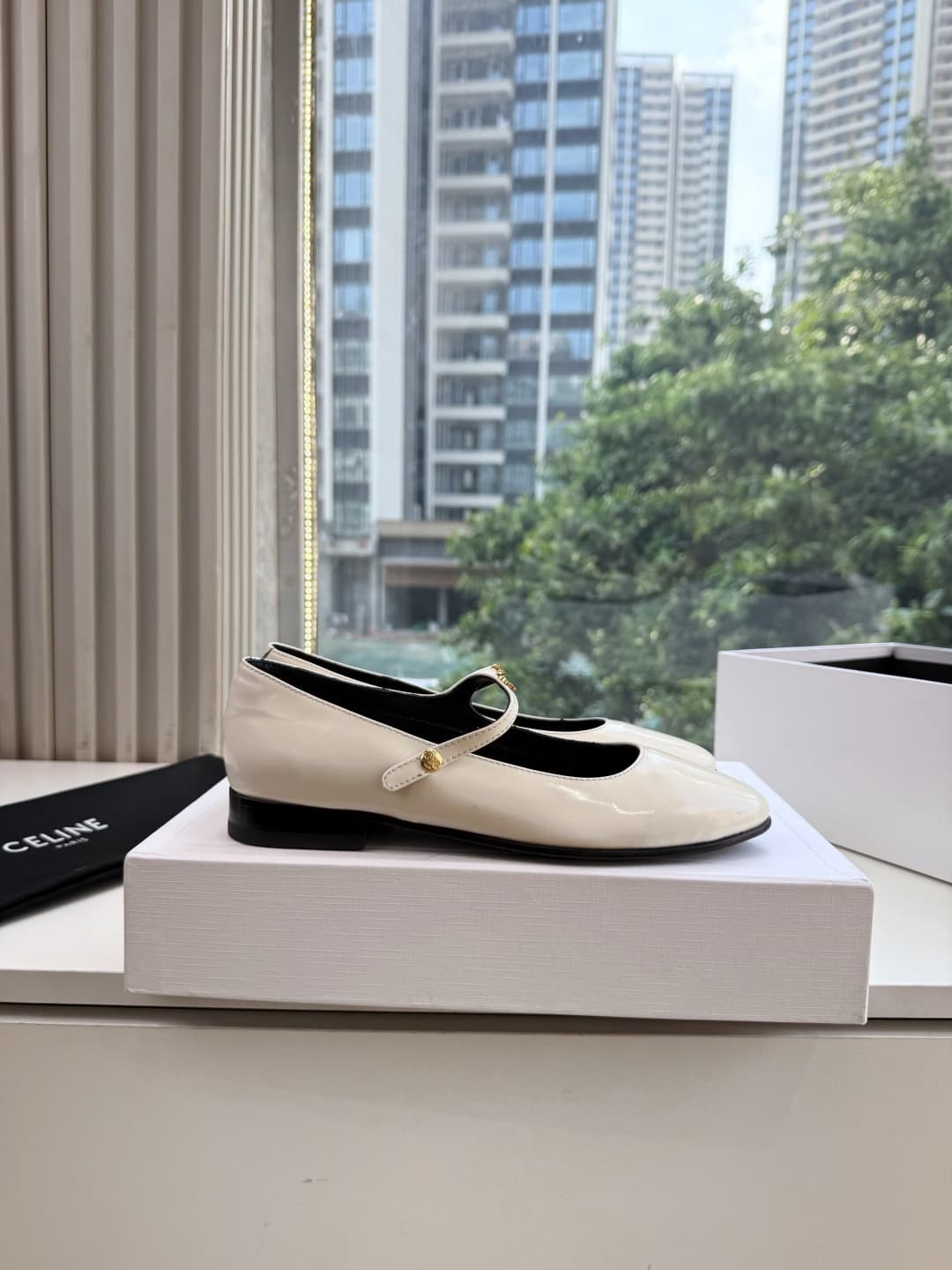 Celine Mary Jane Flat Shoes Women