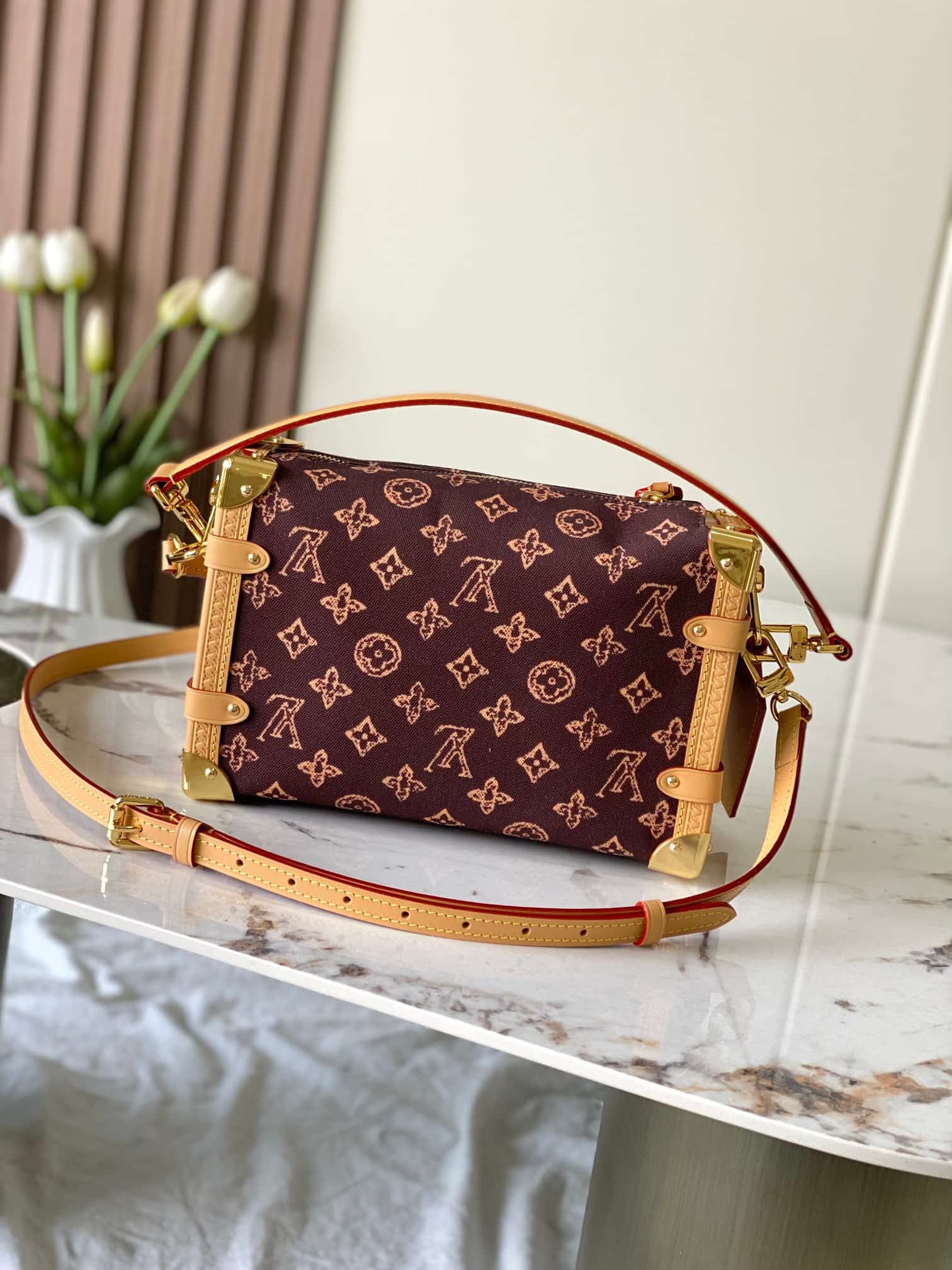 Louis Vuitton Side Trunk MM Monogram Origine M27516 High