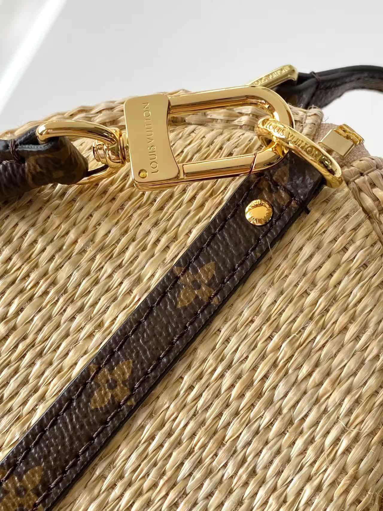 Louis Vuitton Express PM Raffia-effect textile M29552 High