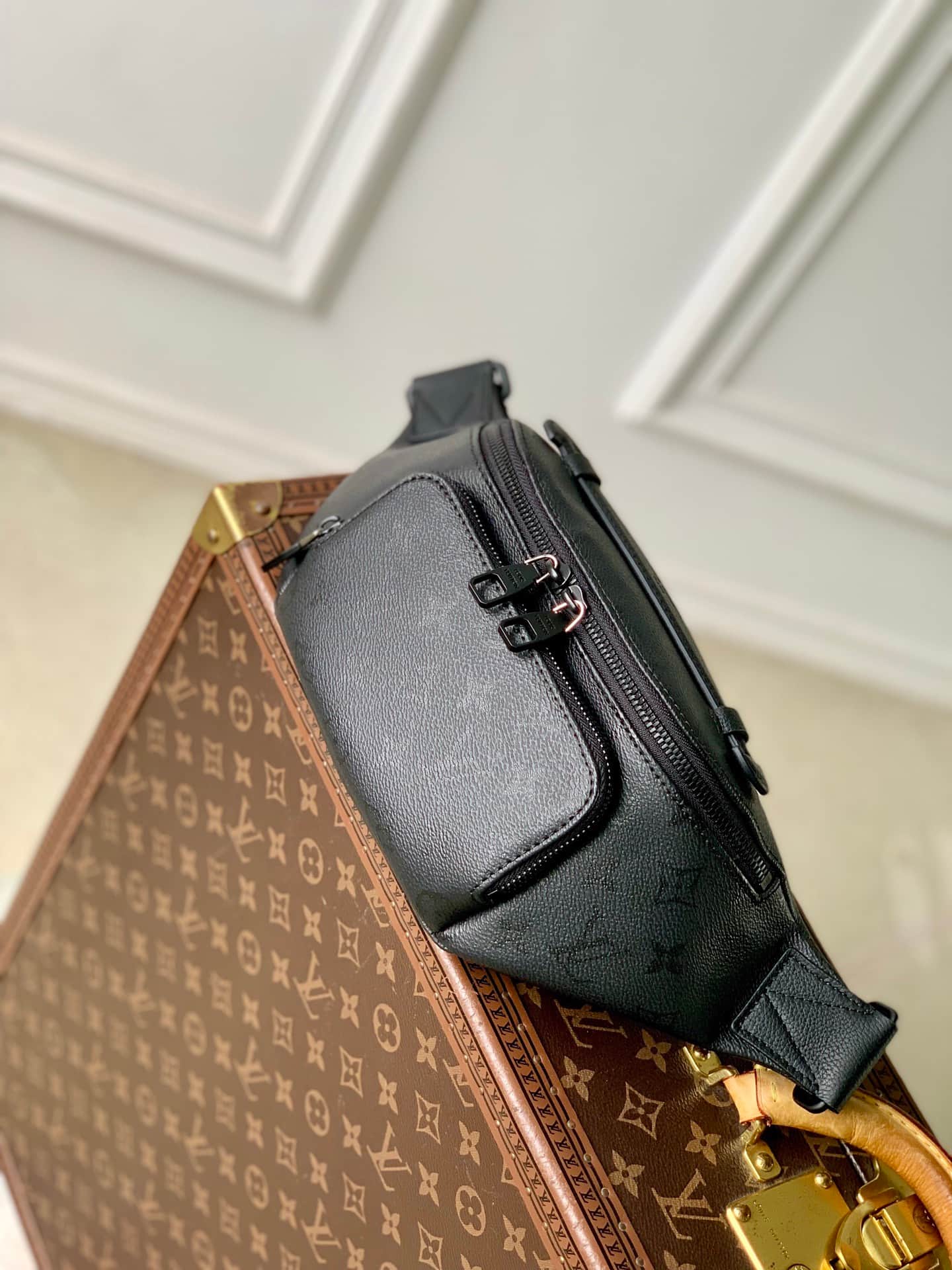 Louis Vuitton Rush Bumbag Black Monogram Midnight coated canvas M26763 High