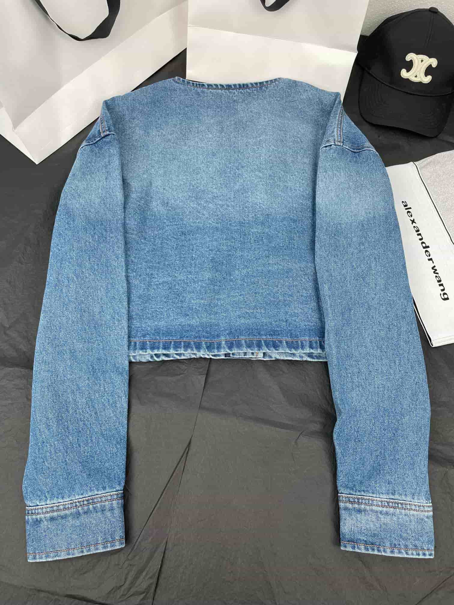 Prada Cropped Denim Jacket