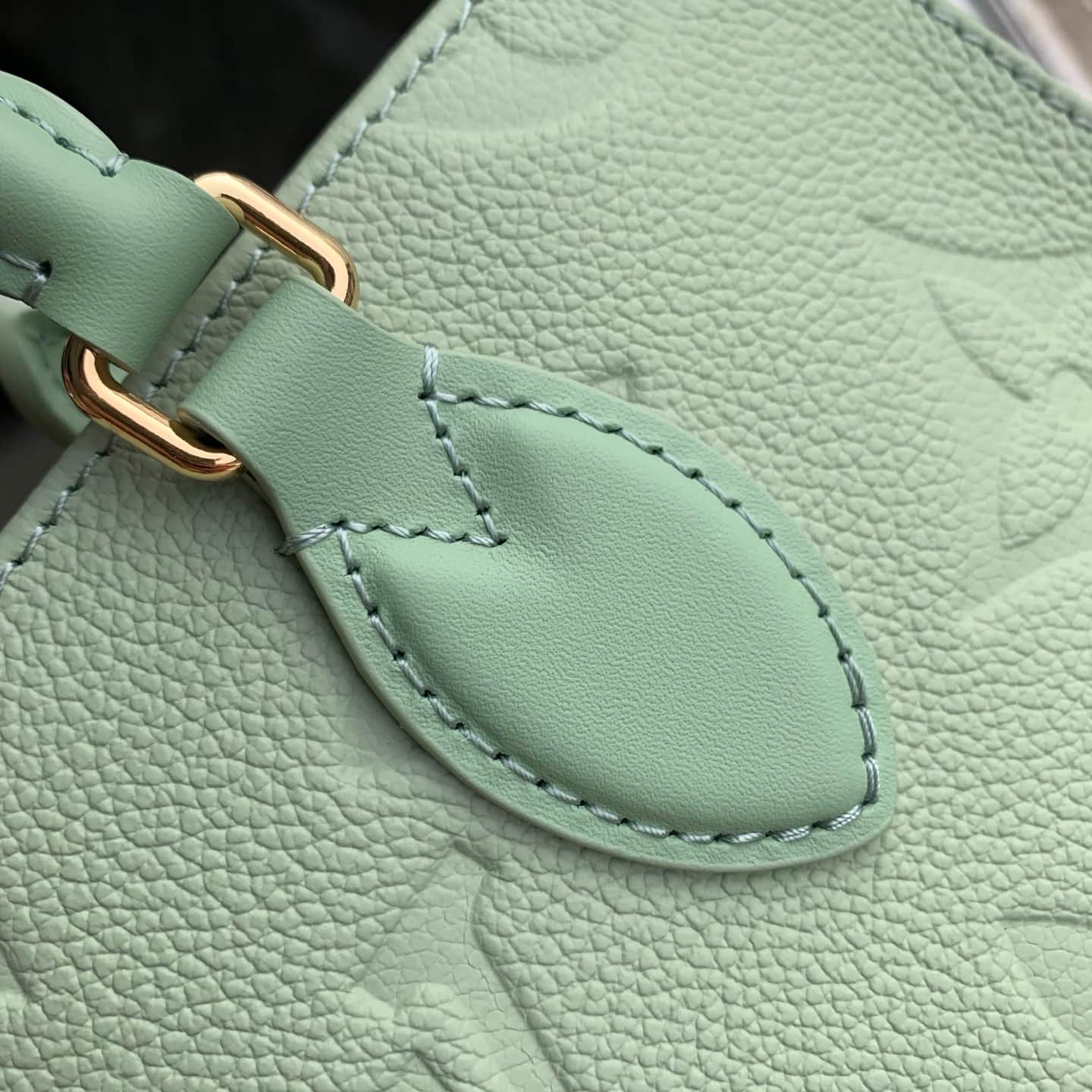 Louis Vuitton OnTheGo East-West Minty Embossed cowhide leather M2A337 High