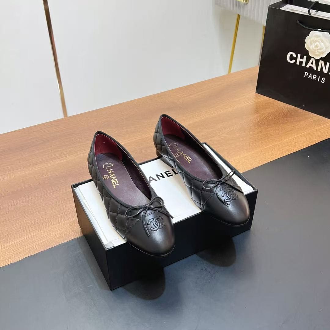 Chanel Ballet Flat Shoes Women