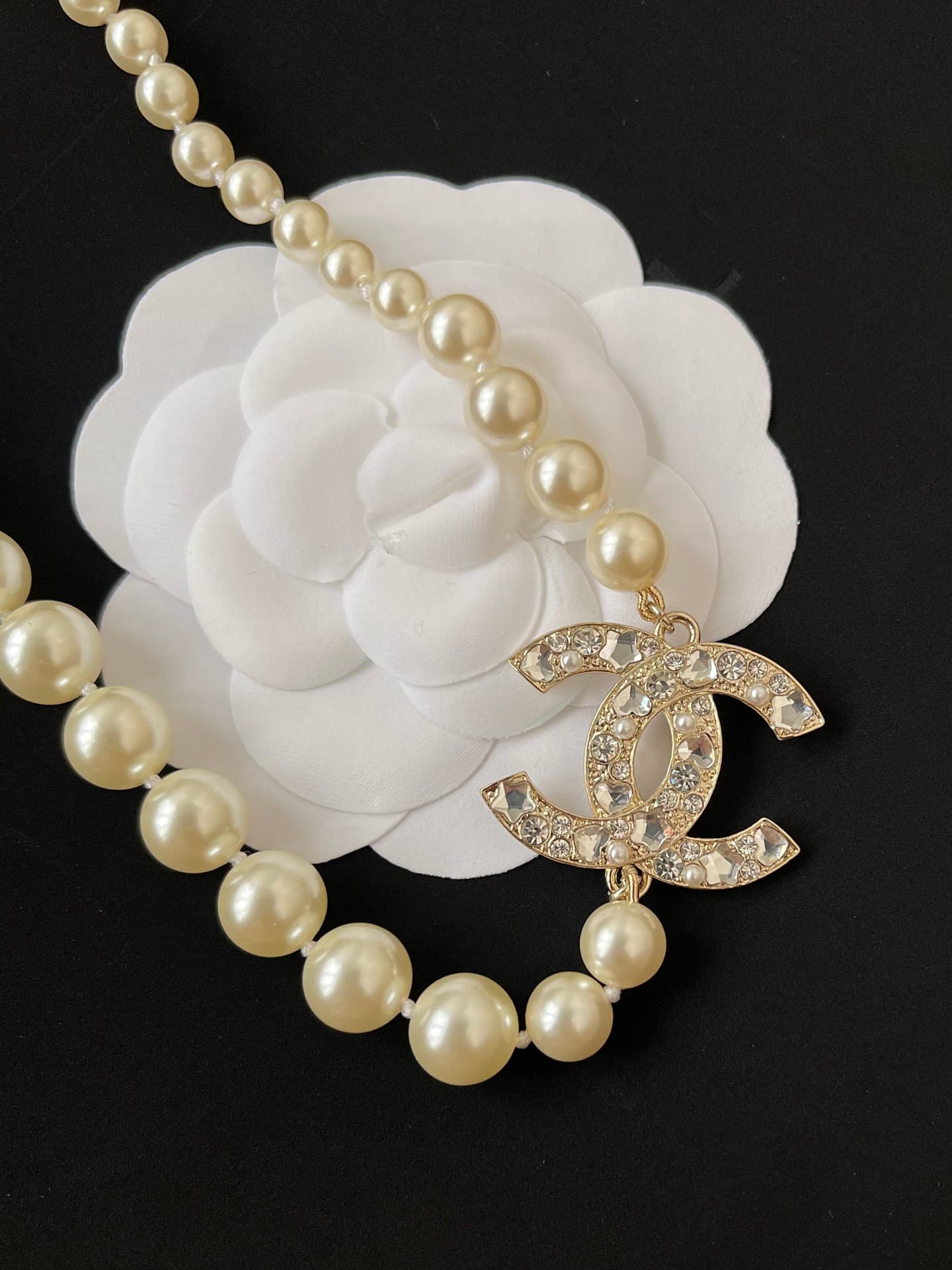 Chanel Pearl CC 100th Anniversary Necklace High