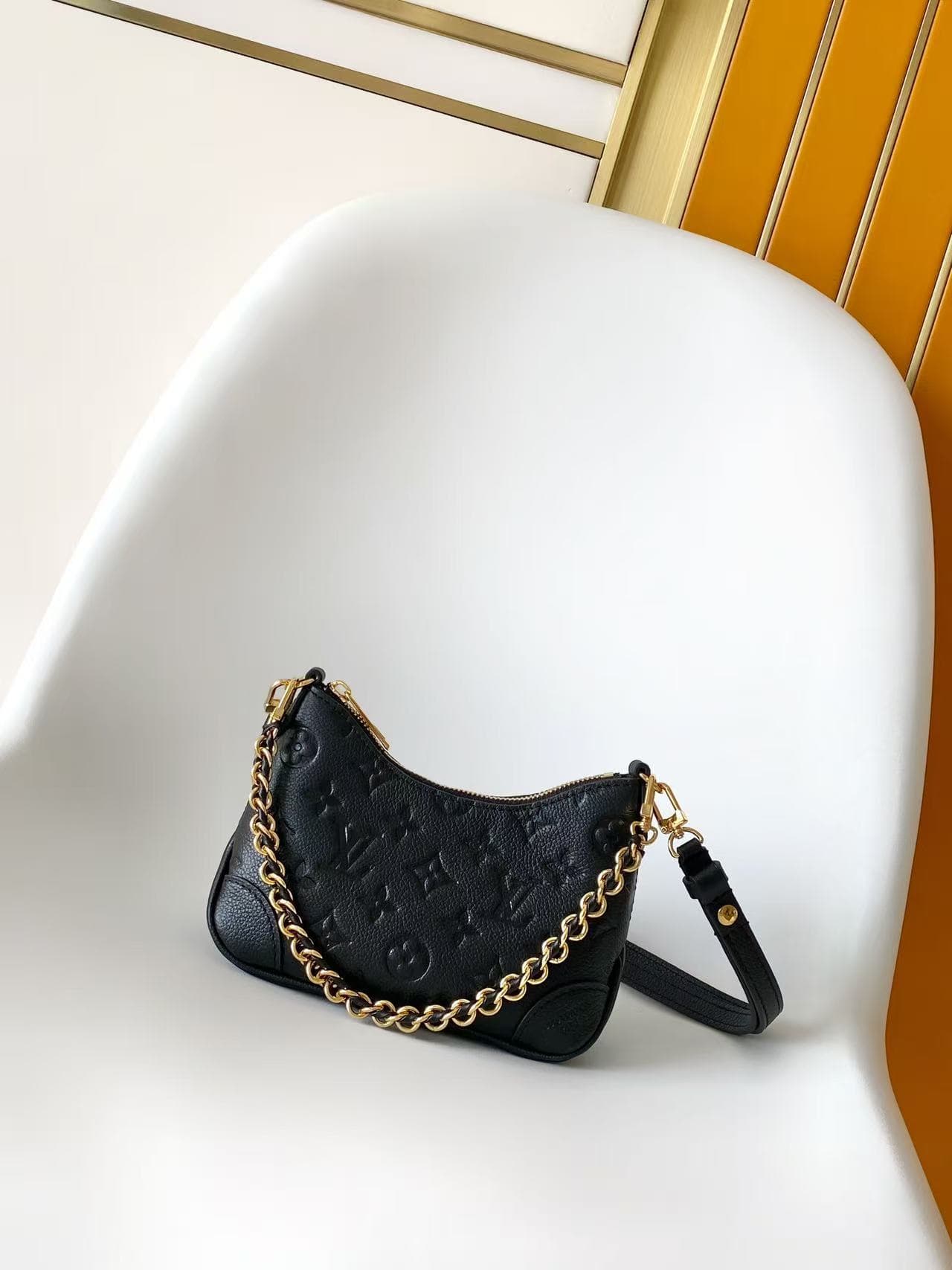 Louis Vuitton Nano Boulogne Black Cowhide leather M28427 High