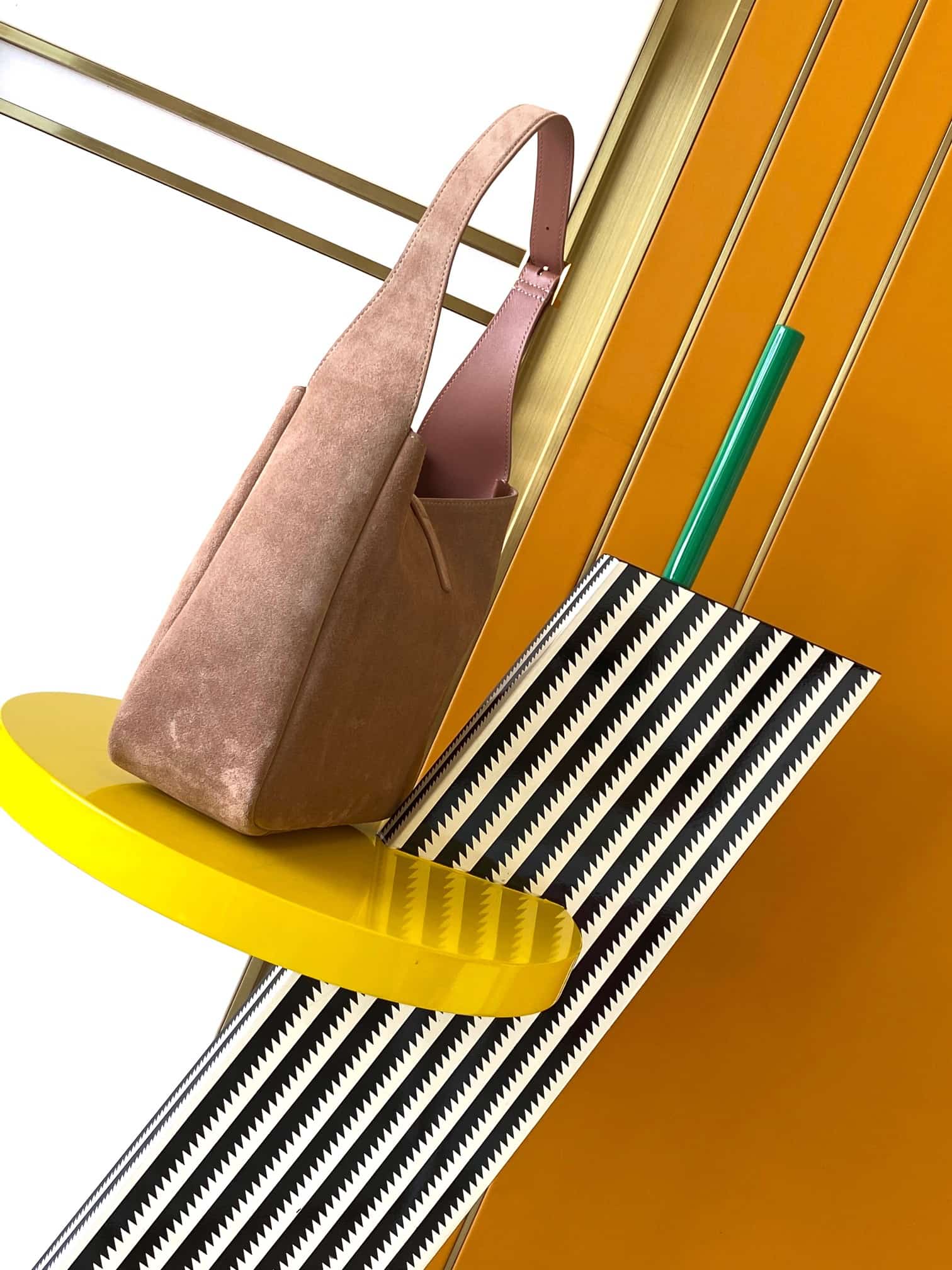 LE 5 À 7 SUPPLE SMALL HOBO BAG SUEDE High