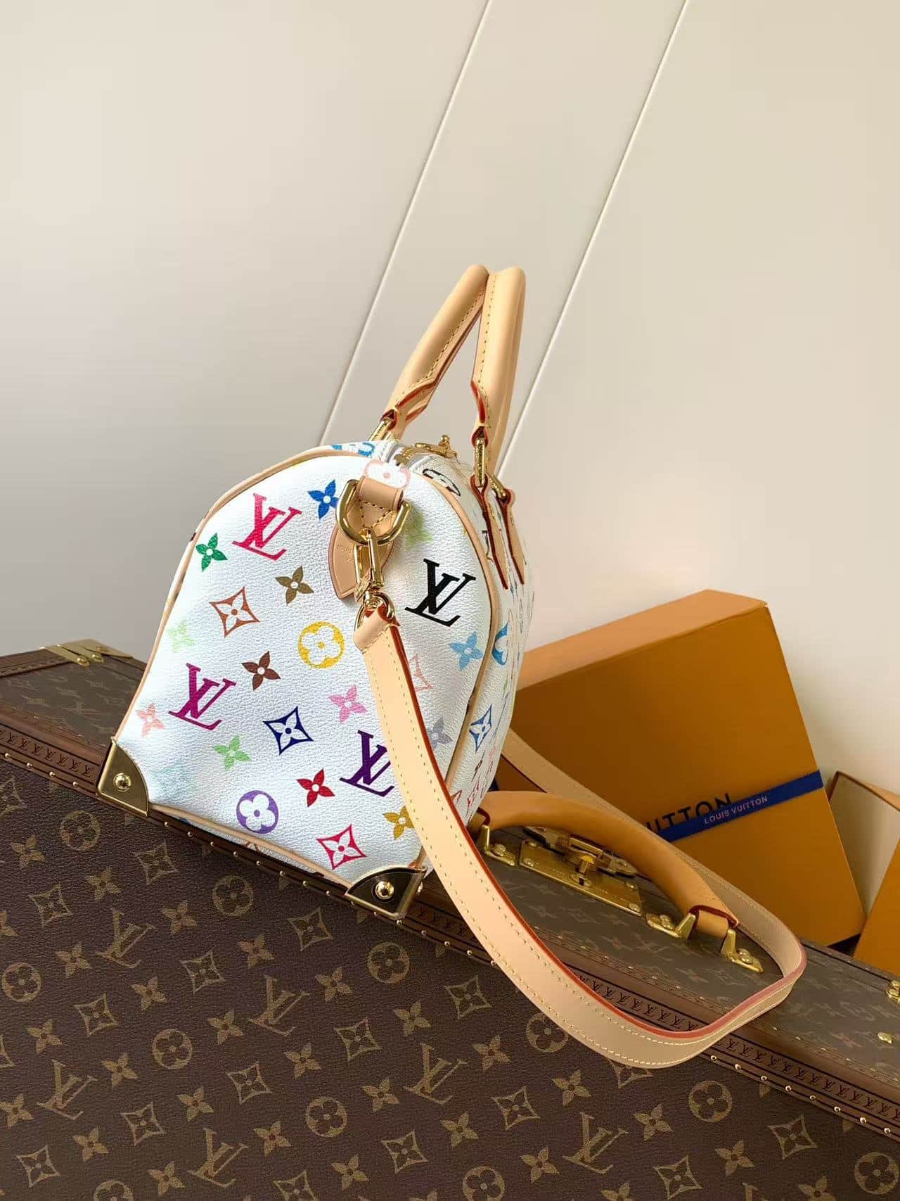 Louis Vuitton x Murakami Speedy Bandoulière 25 Monogram coated canvas M13085 High