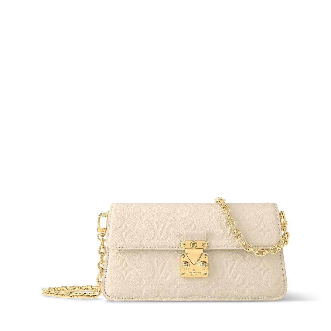 Louis Vuitton Wallet On Chain Métis Cream Monogram Empreinte embossed supple grained cowhide leather M82836 TOP
