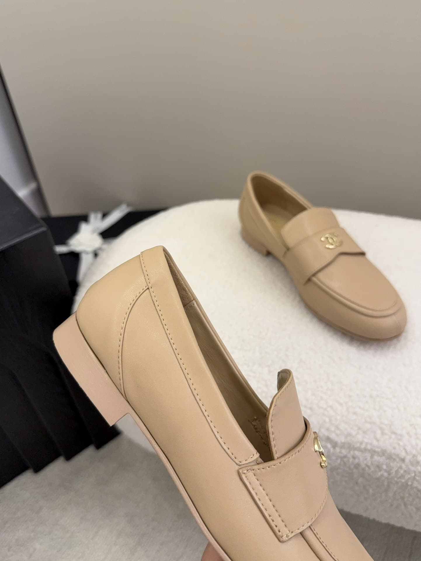 Chanel Moccasins Loafer Shoes Women