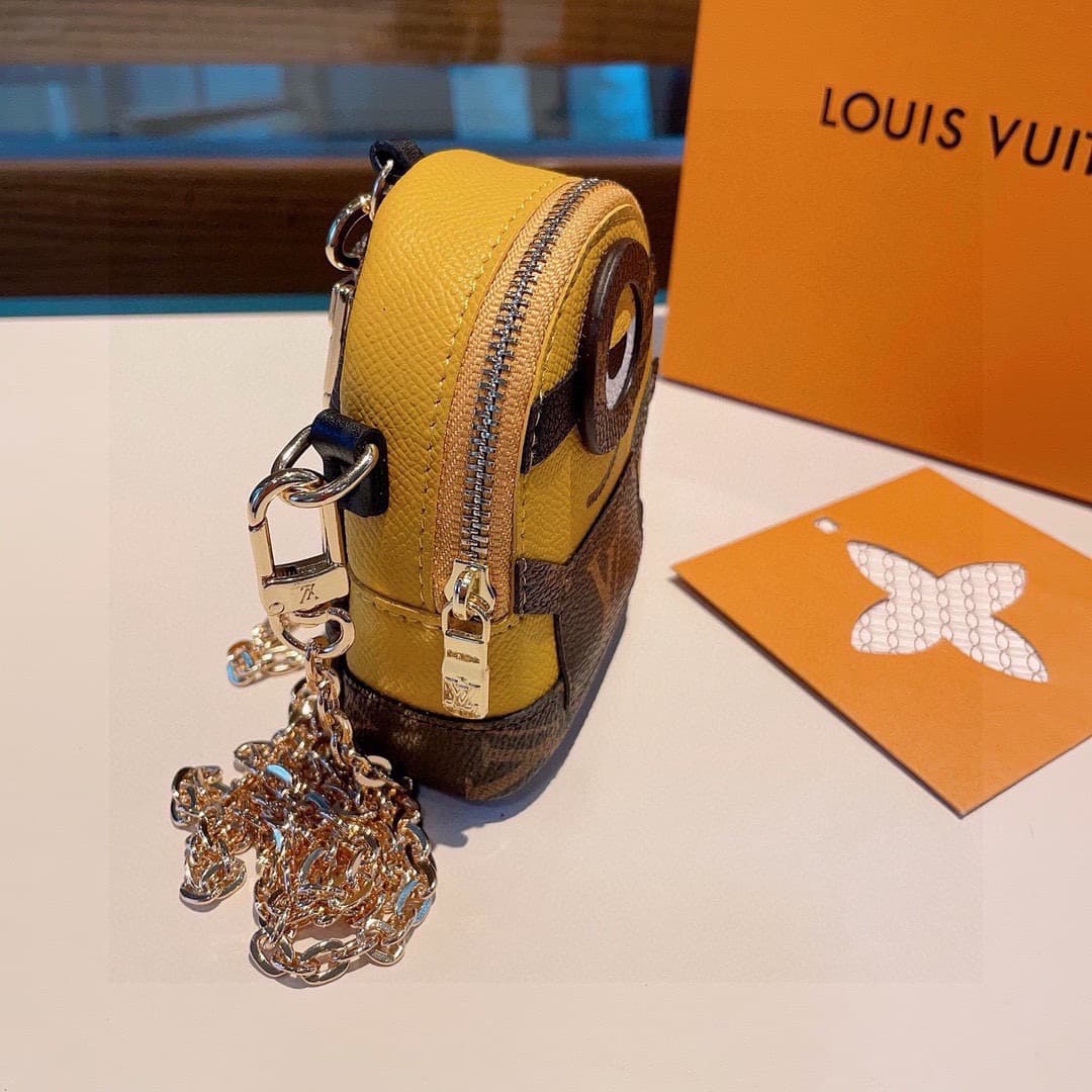 Louis Vuitton-themed Minion coin purse
