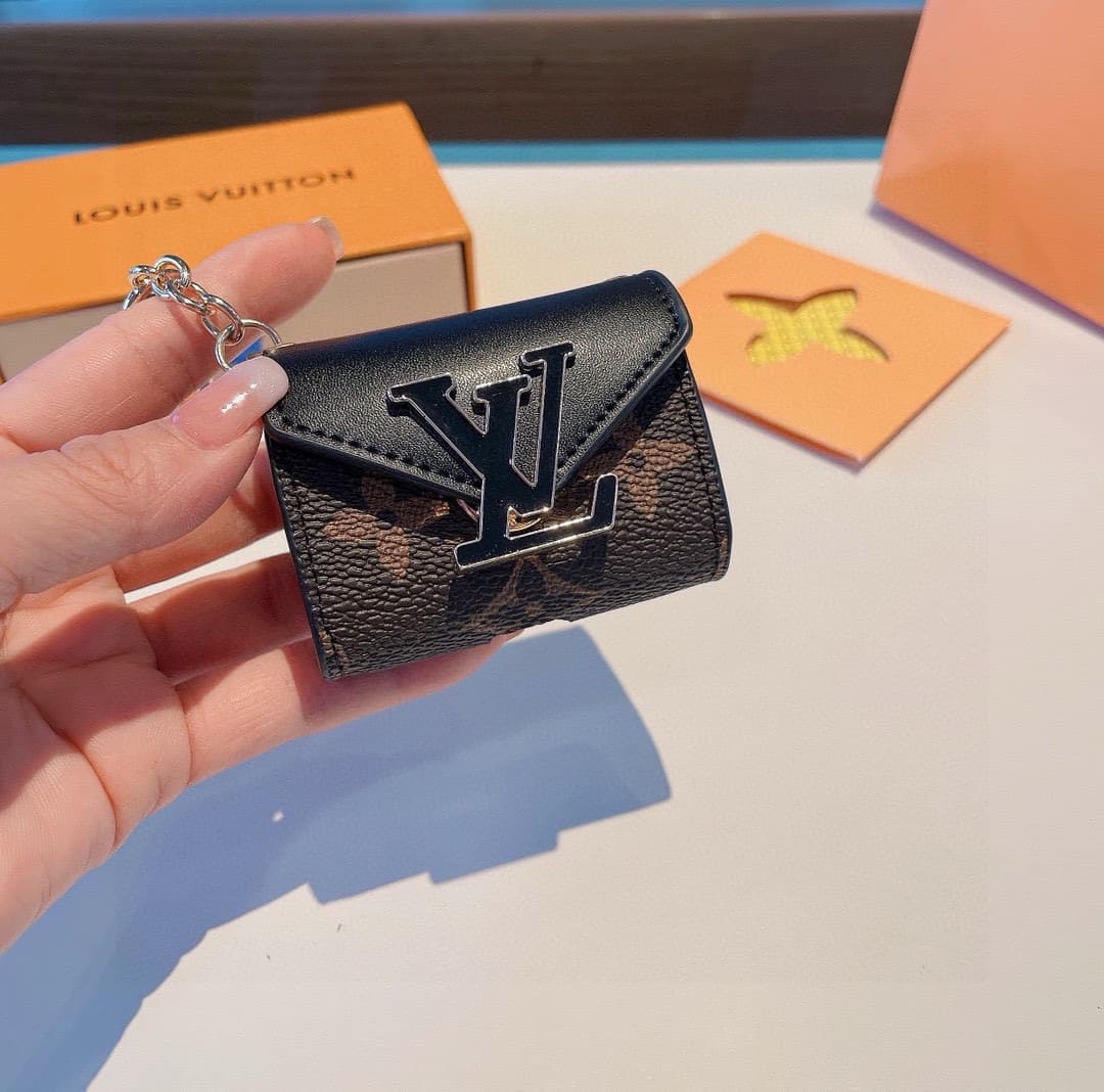 Louis Vuitton monogram canvas AirPods case