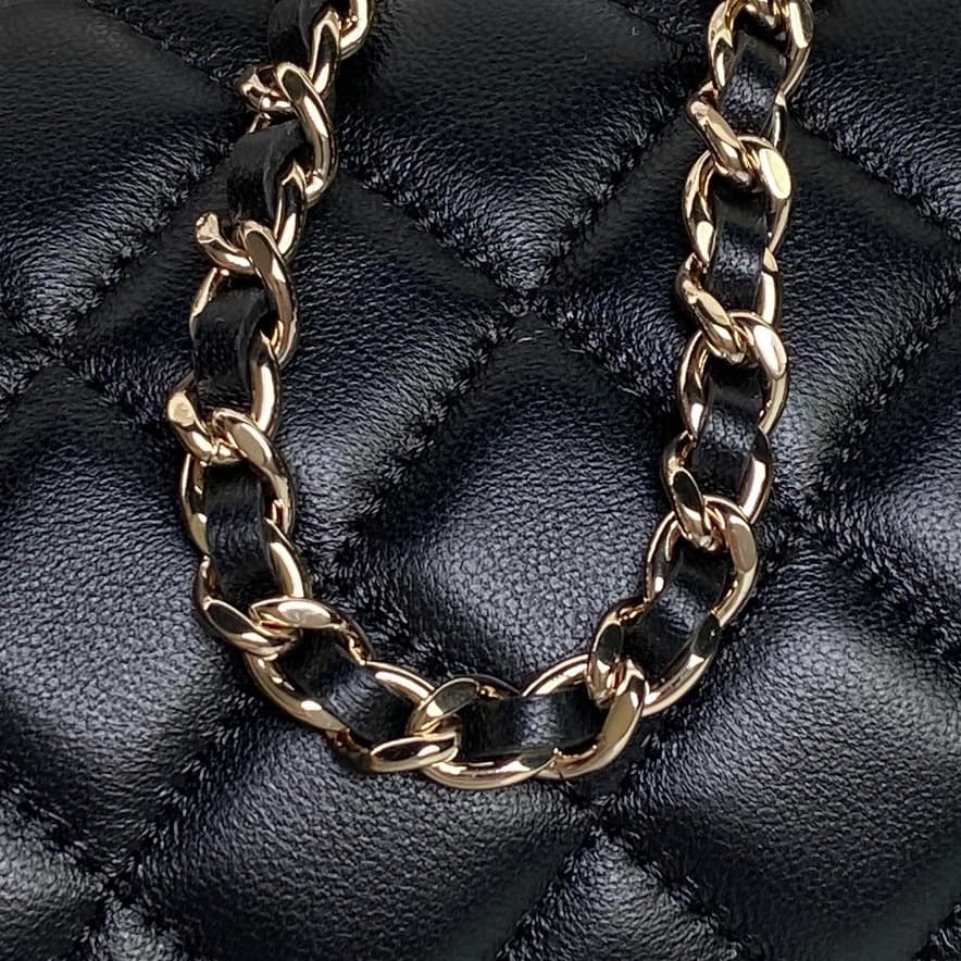 Chanel Classic Clutch with Chain Lambskin & Gold-Tone Metal Black AP4474 High