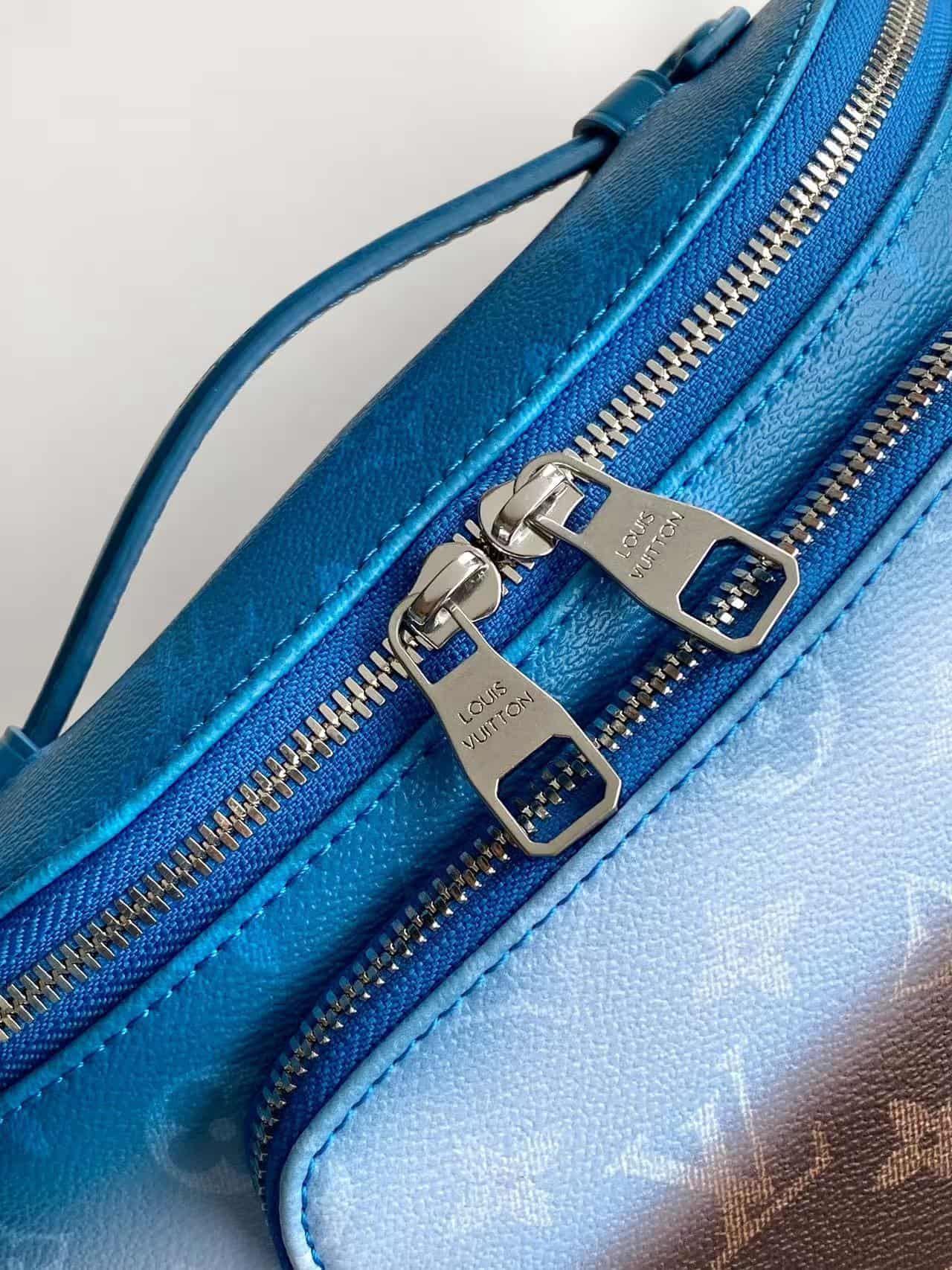 Louis Vuitton Rush Bumbag Blue Monogram Pigment coated canvas M28023 High